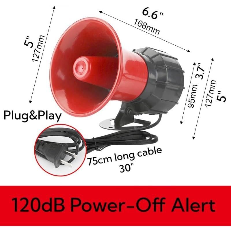 Alarma de Corte de Energía Industrial Genérico PA120 120V CA