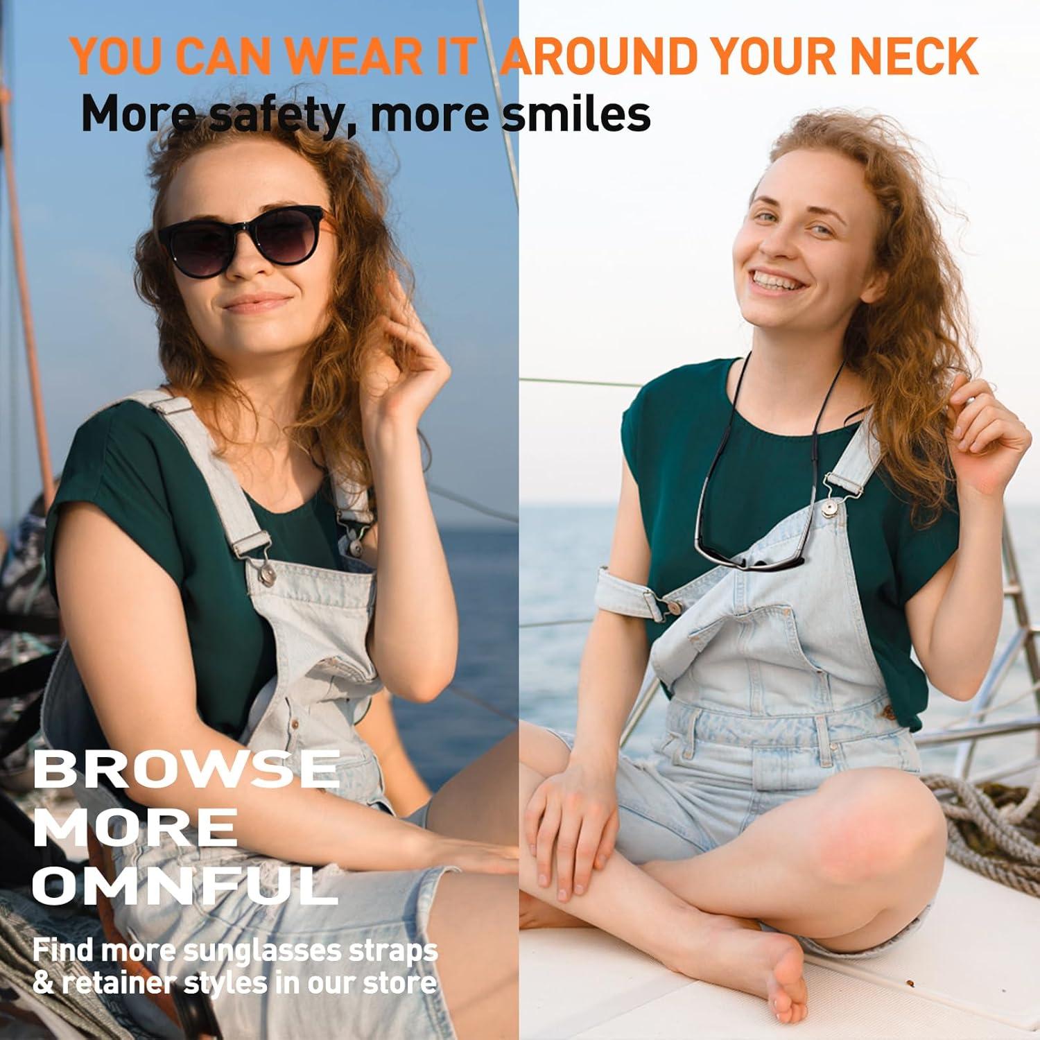 Correa Ajustable para Gafas Omnful 16 cm 4 Piezas Rojo