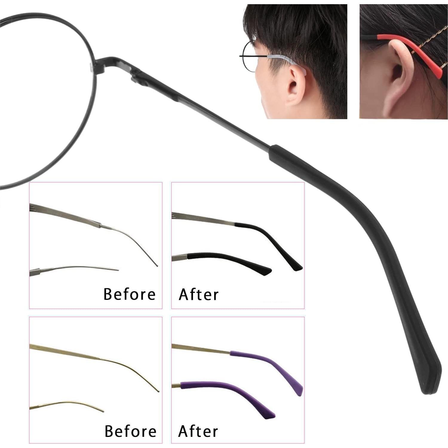 5 Piezas Tubo Silicona Antideslizante para Gafas KECHIO