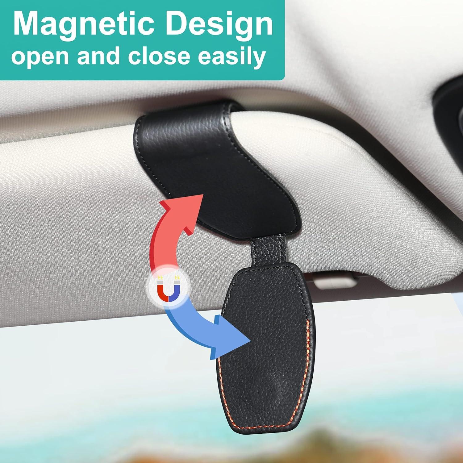 Soporte de Gafas Vinlley G2-1 Beige Magnético para Coche