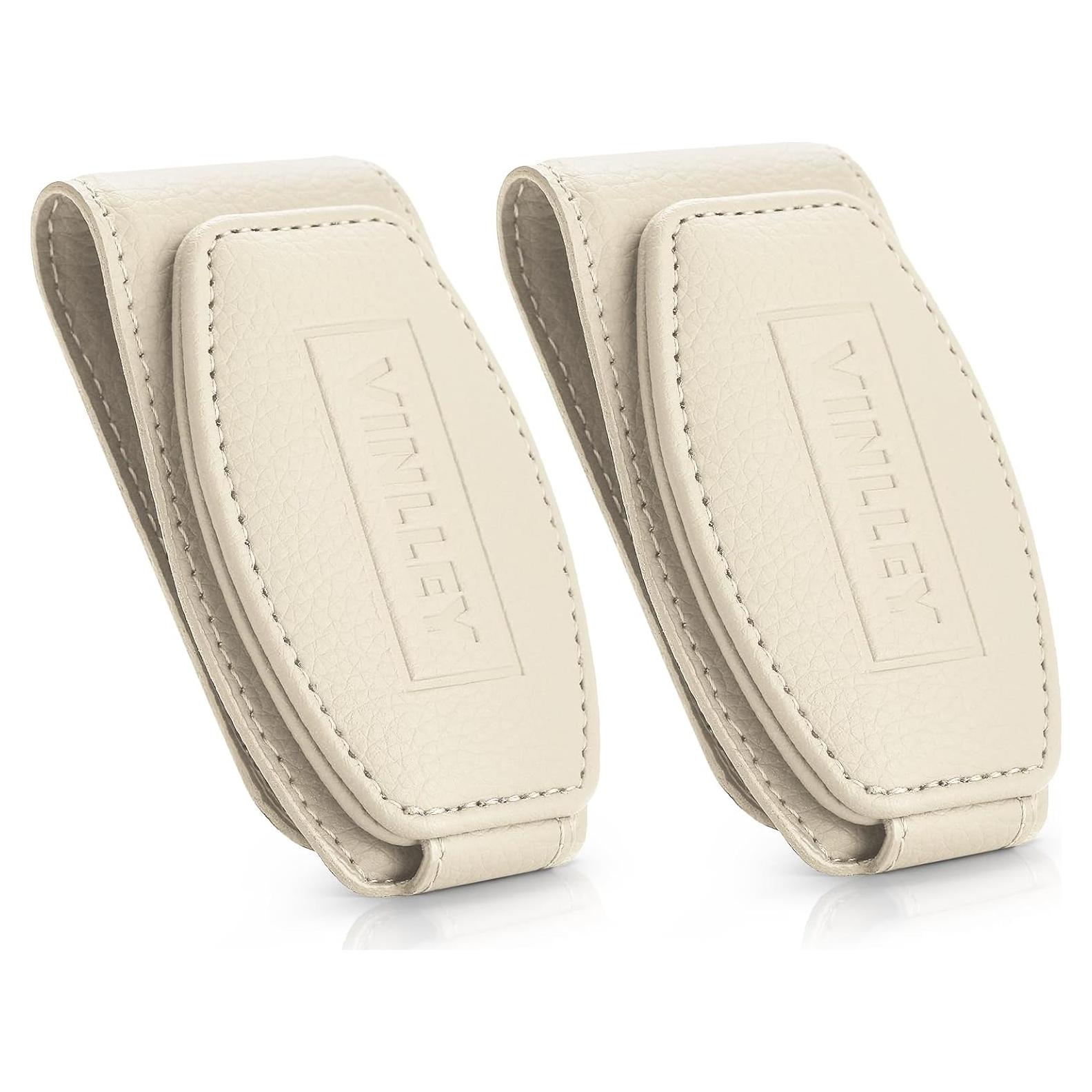 Soporte de Gafas Vinlley G2-2 Beige Magnético 2 Paquete