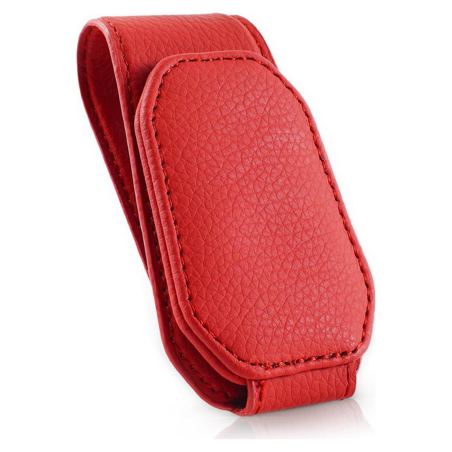 Soporte para Gafas Vinlley G1 Rojo, Clip Magnético para Coche