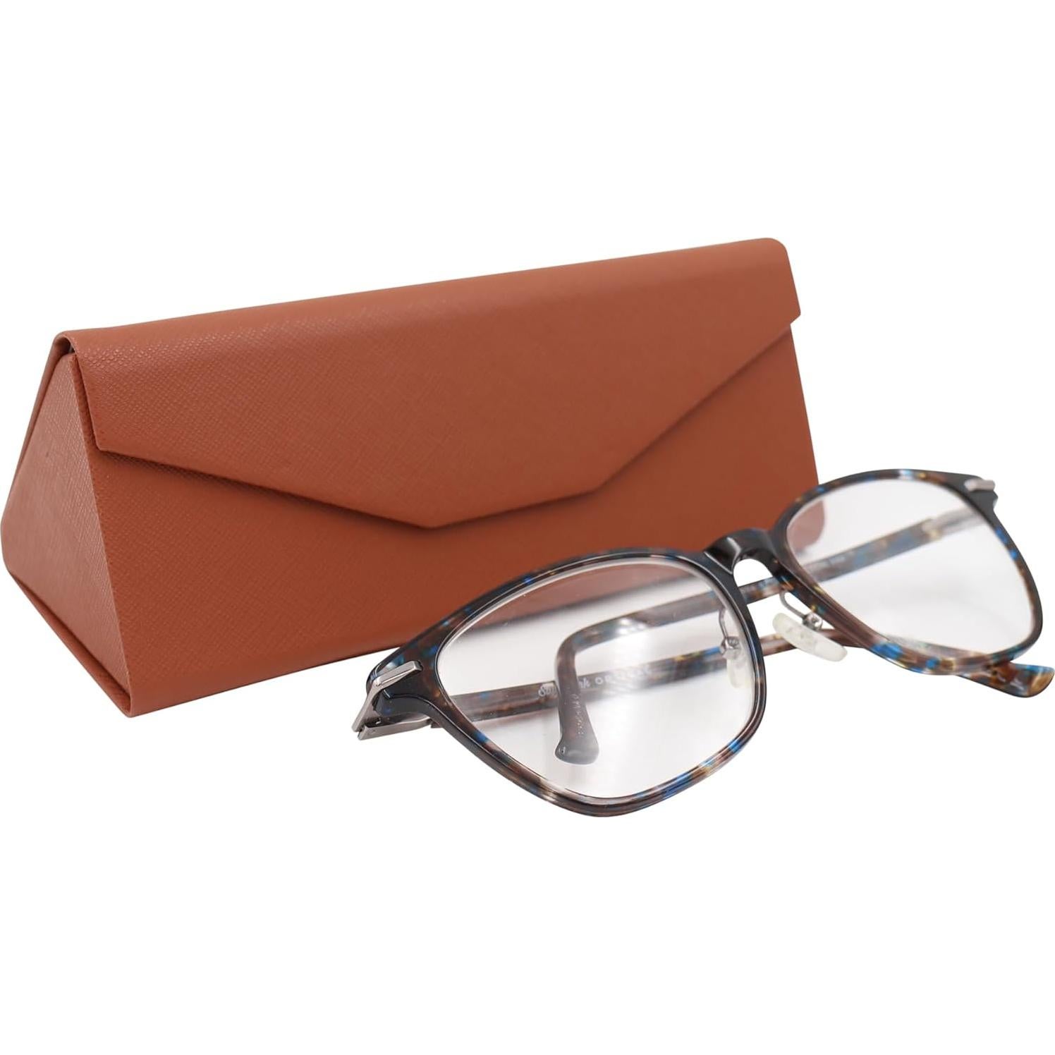 Estuche de Gafas Real Sic Plegable Magnético 16cm Marrón