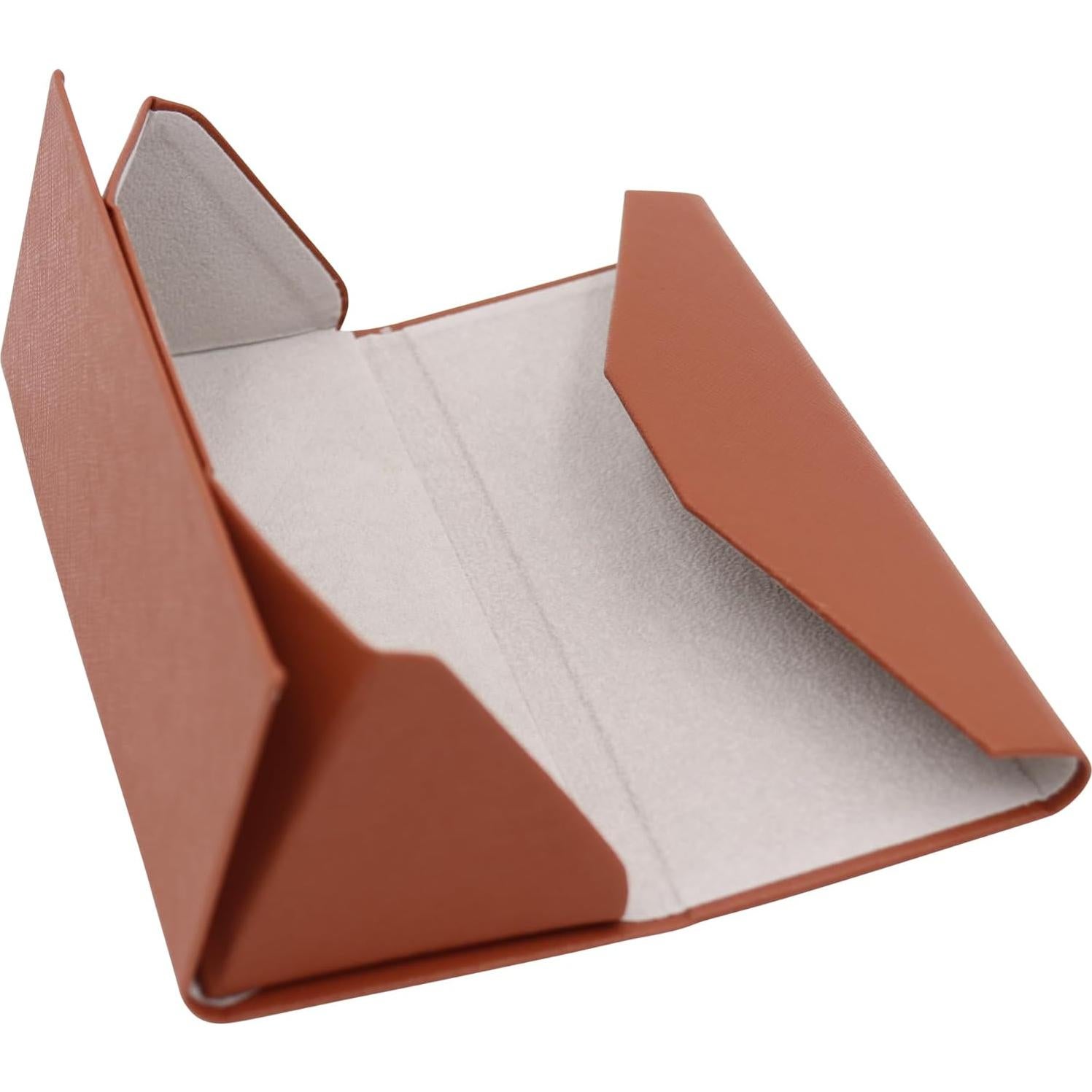 Estuche de Gafas Real Sic Plegable Magnético 16cm Marrón