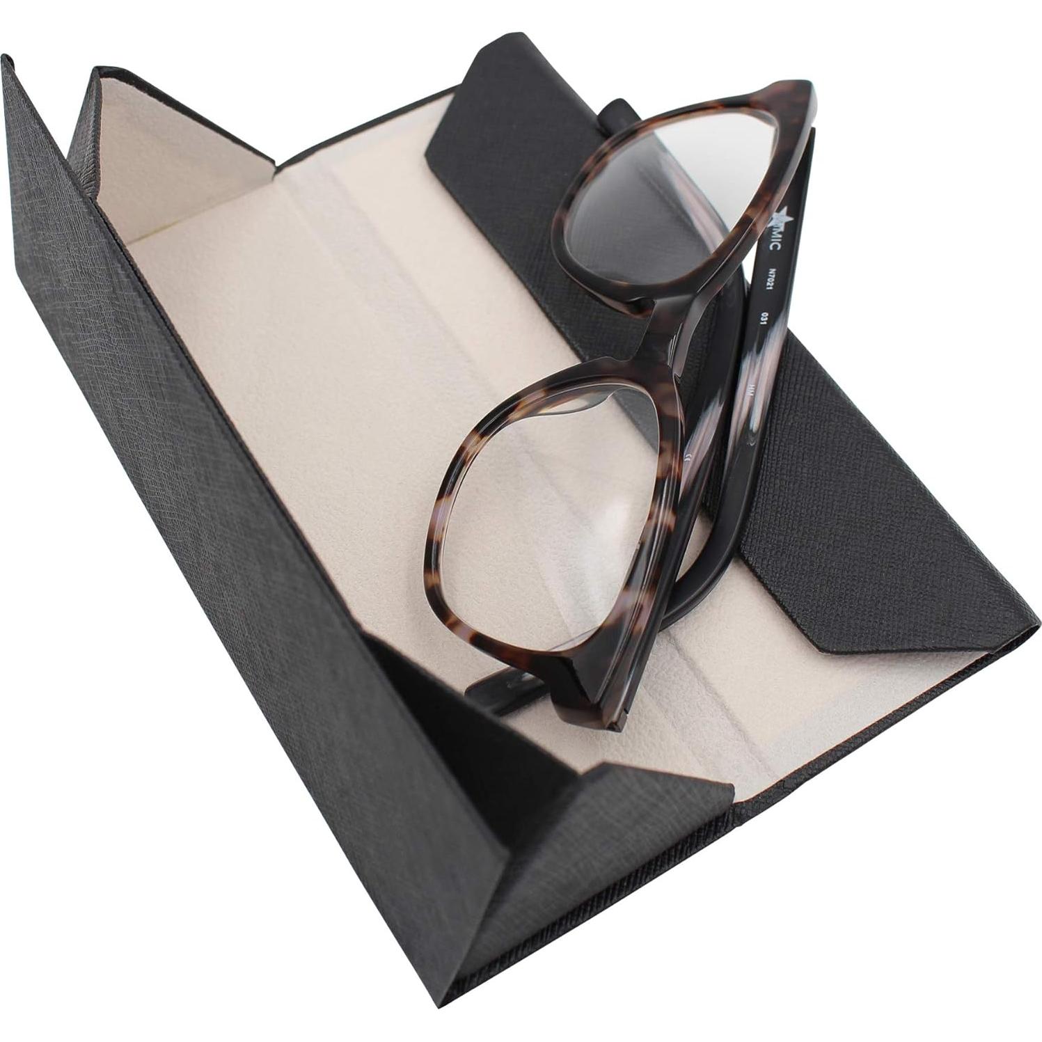 Estuche de Gafas Real Sic Negro Plegable 16x5.3cm