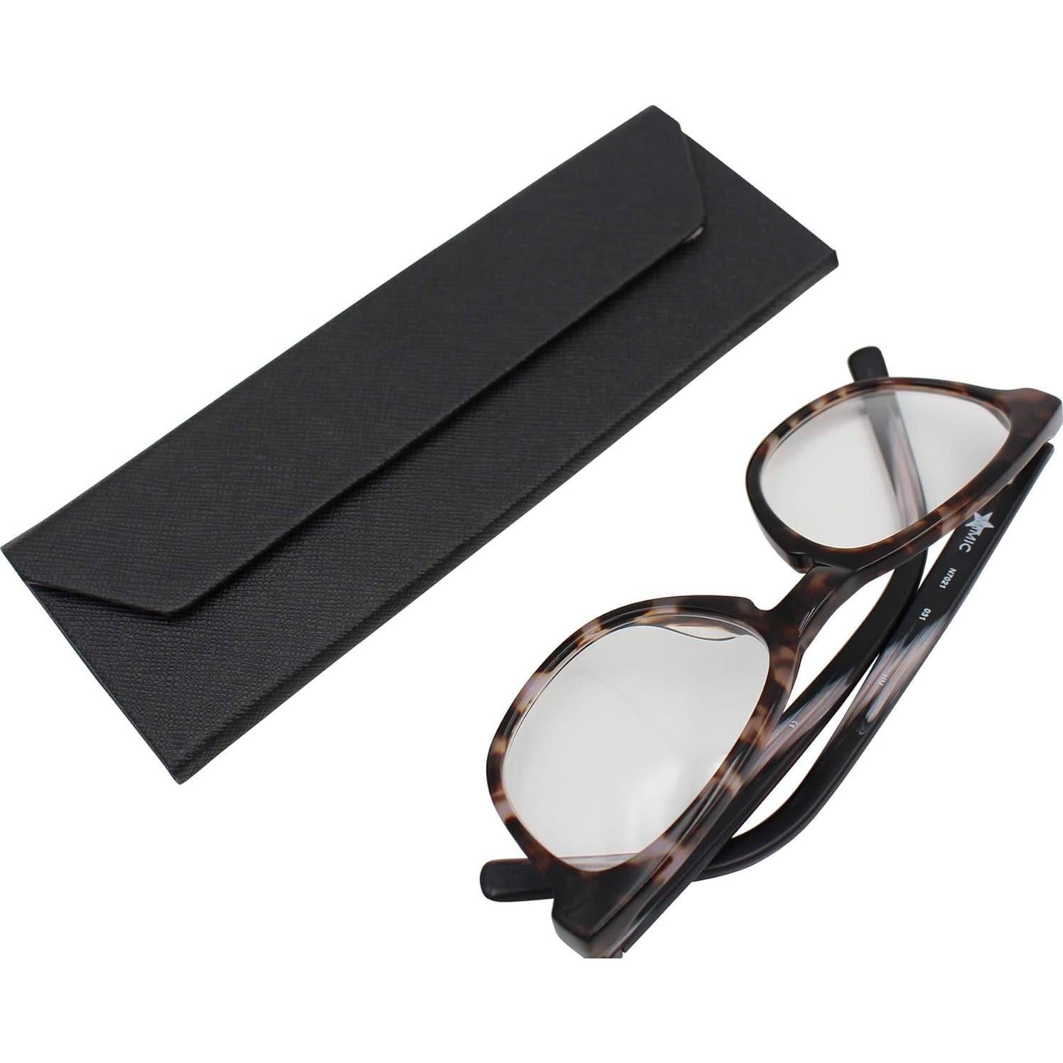 Estuche de Gafas Real Sic Negro Plegable 16x5.3cm