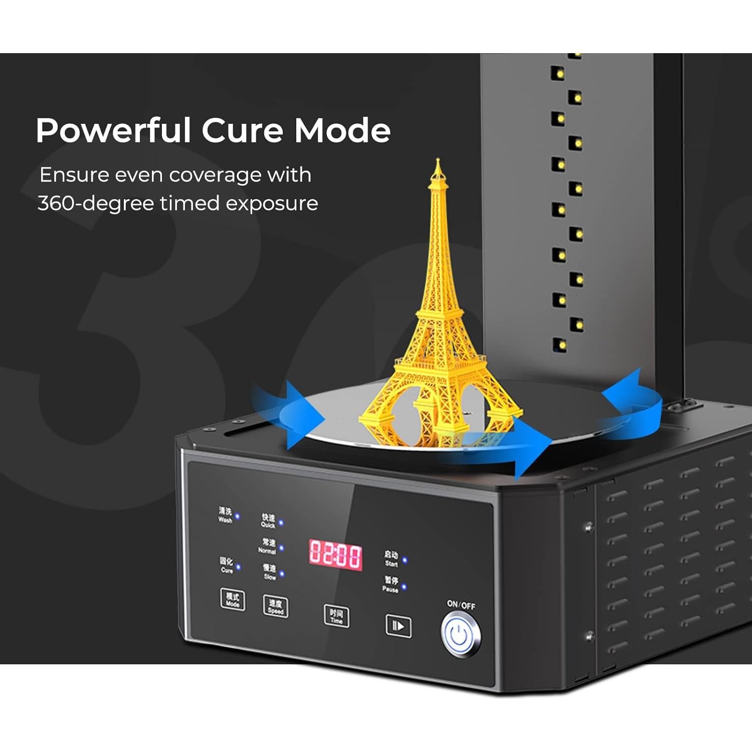 Estación de Lavado y Curado Creality UW-01 2 en 1 165x200 mm