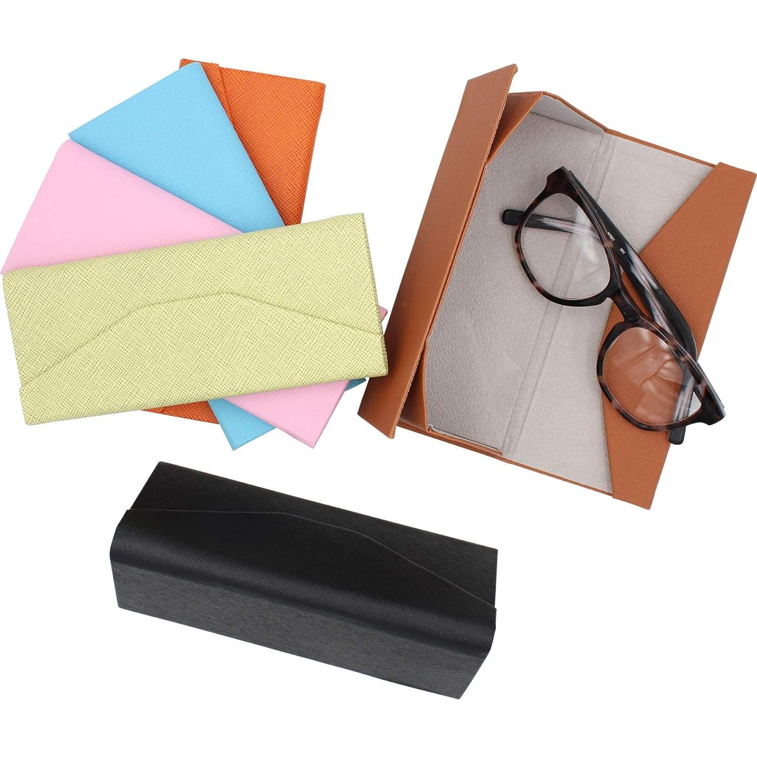 Estuche de Gafas Real Sic Naranja - Duro y Plegable 16x7 cm