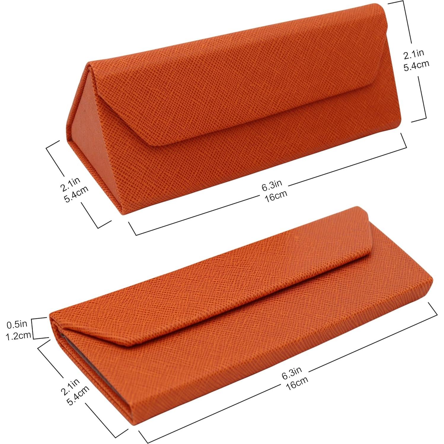 Estuche Duro Real Sic Naranja para Gafas Unisex 16x5 cm