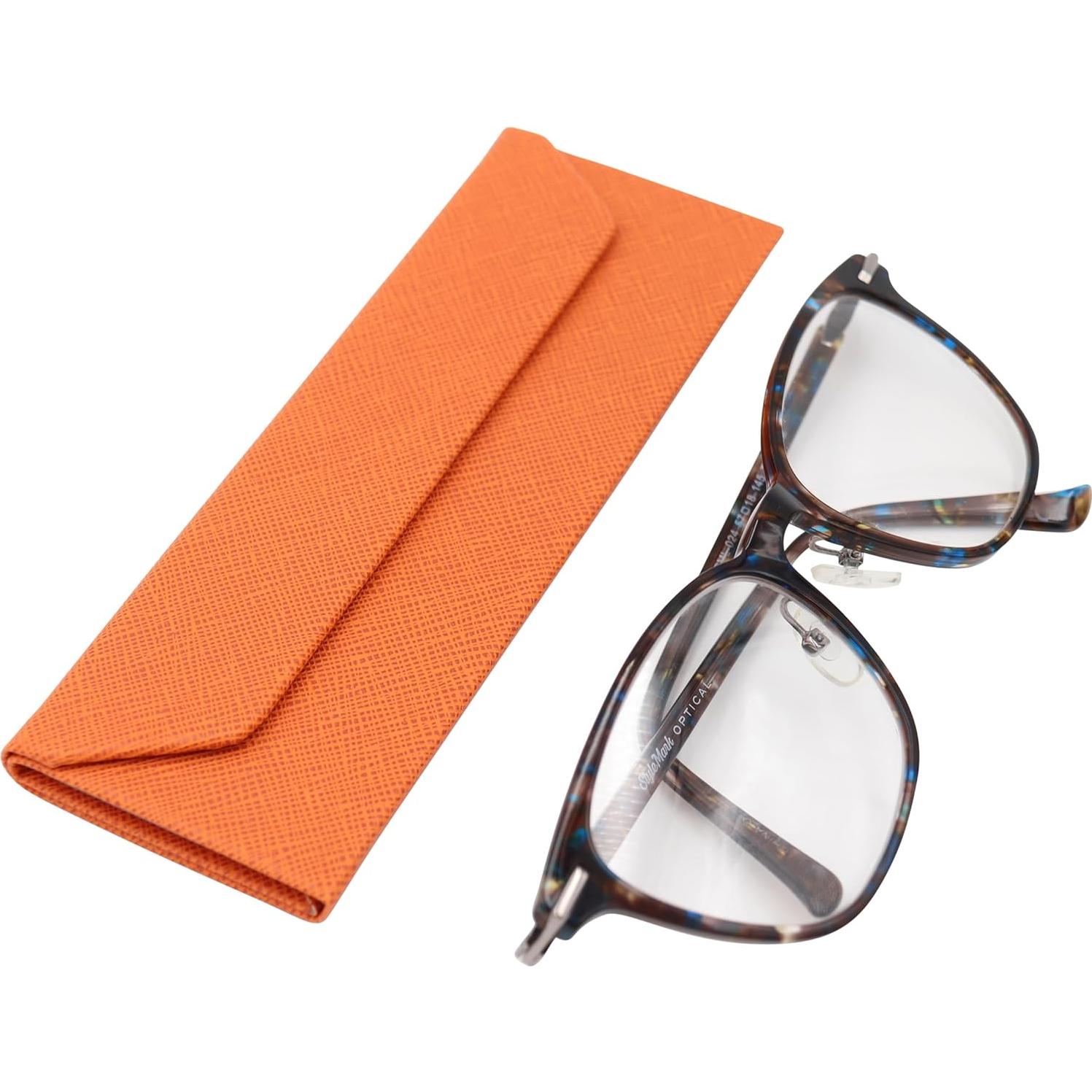 Estuche Duro Real Sic Naranja para Gafas Unisex 16x5 cm