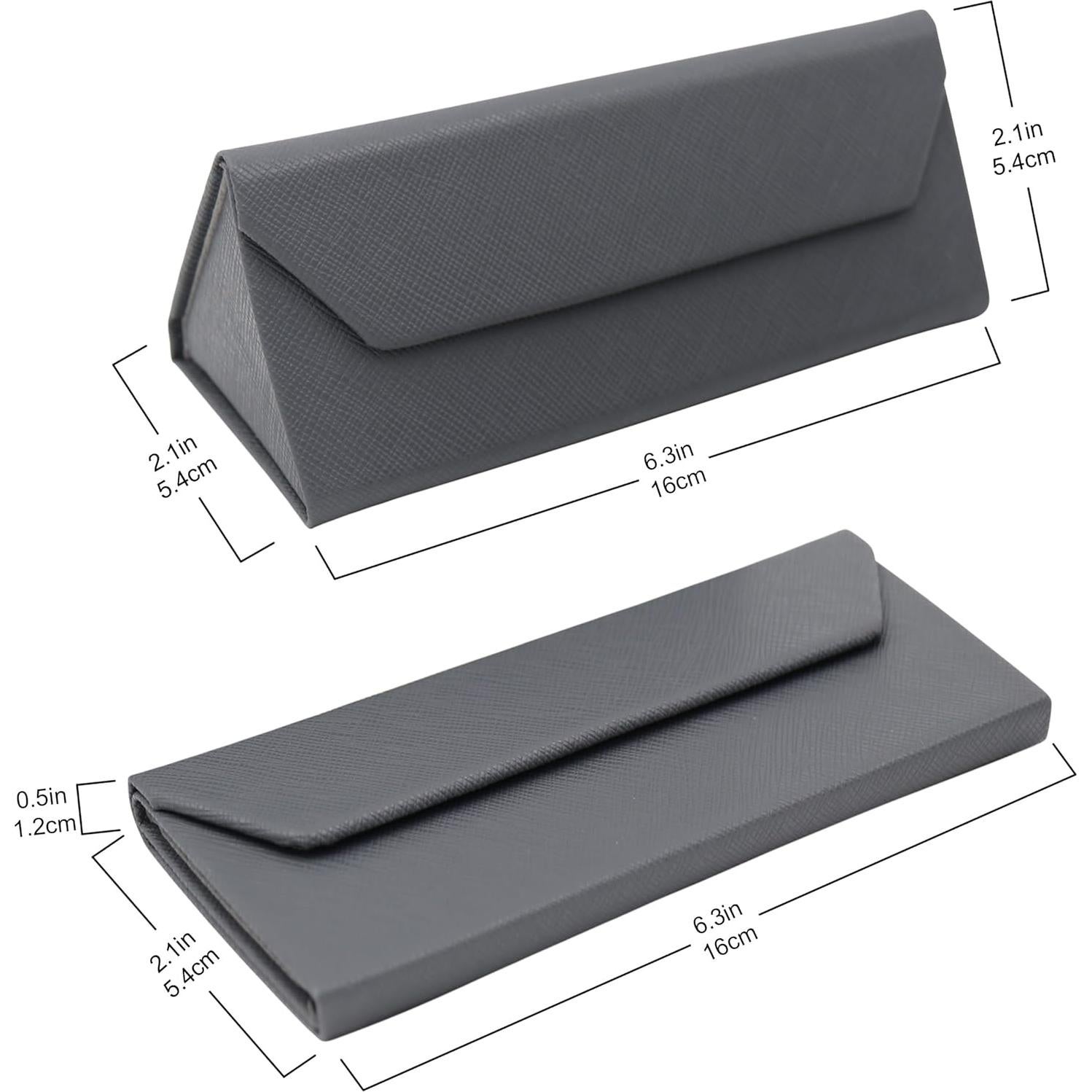 Estuche de Gafas Real Sic Gris Pequeño Duro Plegable