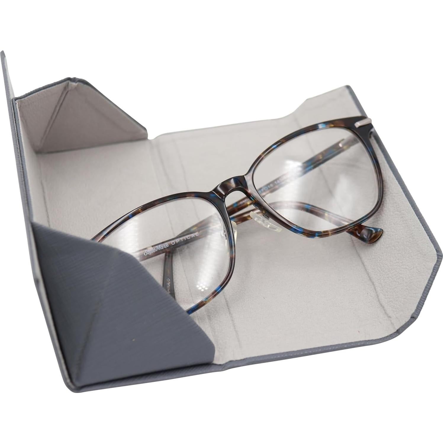 Estuche de Gafas Real Sic Gris Pequeño Duro Plegable