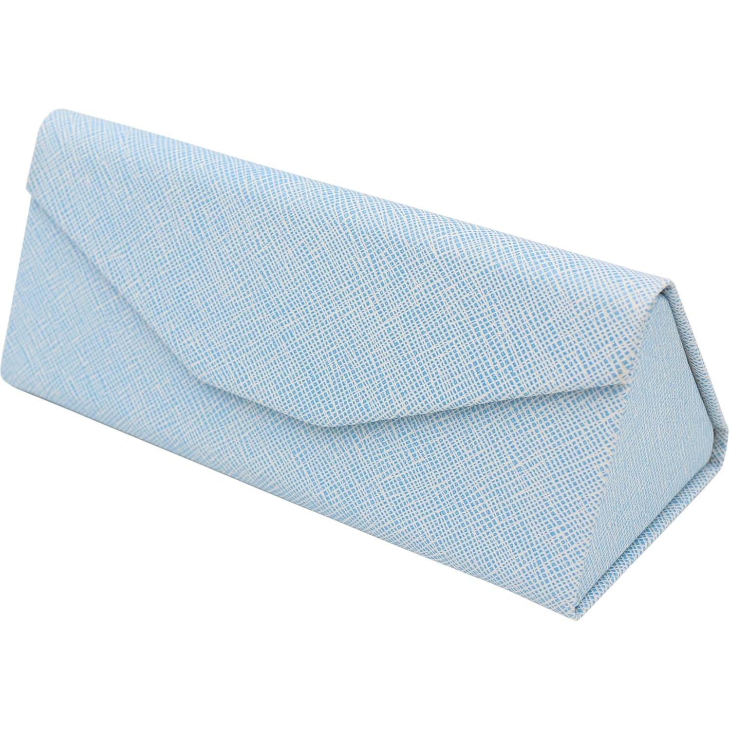 Estuche de Gafas Real Sic Azul Claro - Plegable y Duradero