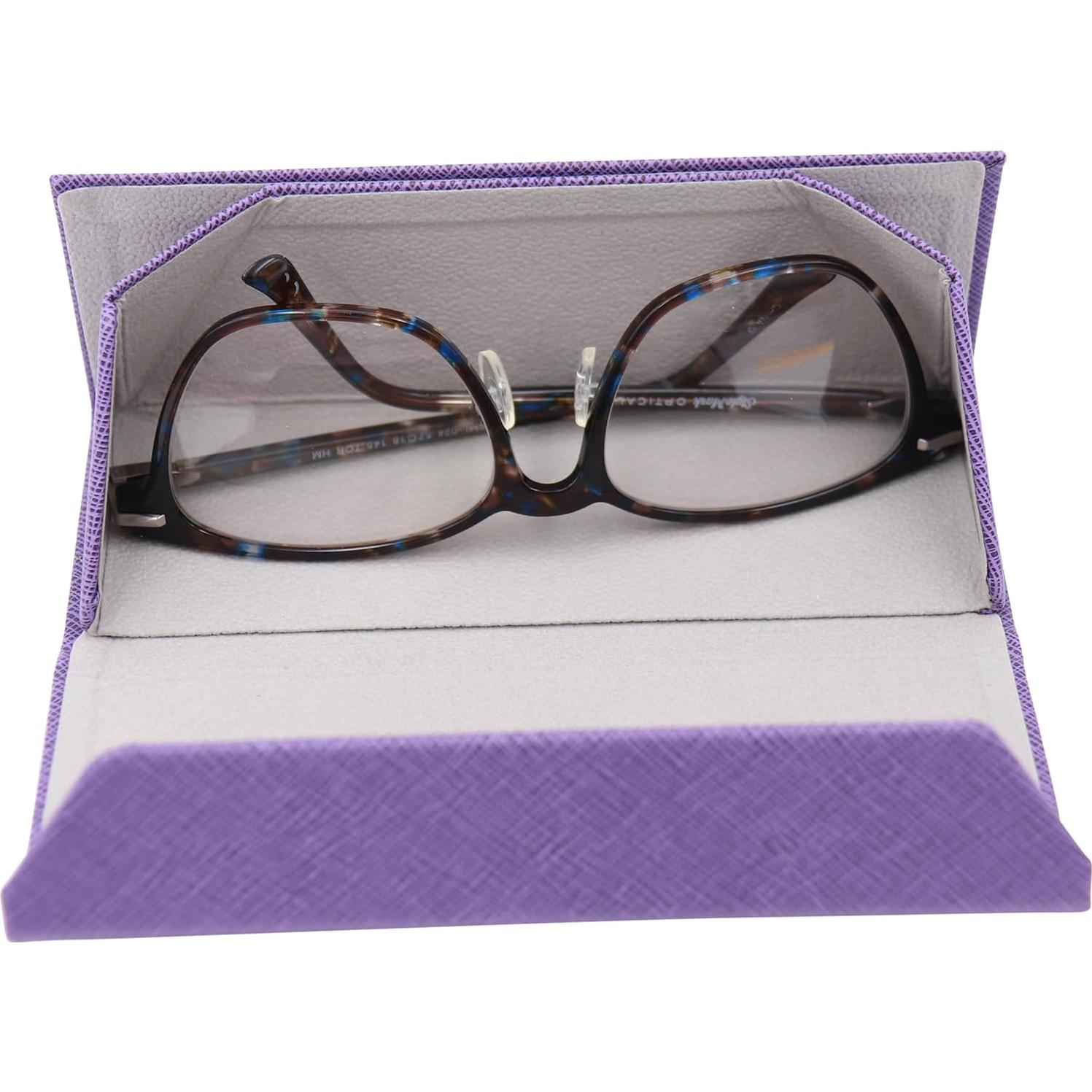 Estuche de Gafas Real Sic Púrpura 16x5cm Duro Plegable