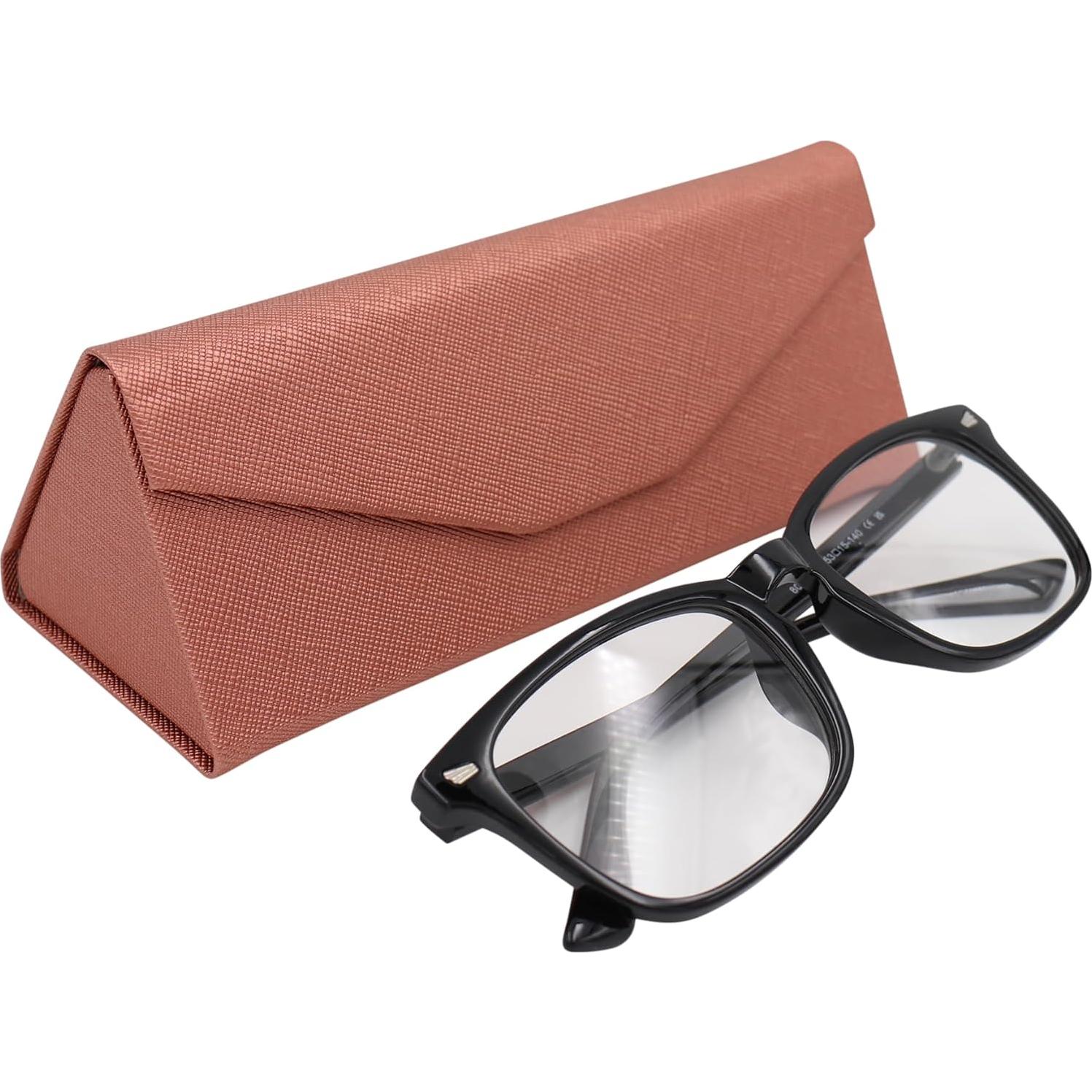 Estuche de Gafas Real Sic - Duro Plegable 16x6.86cm Bronce