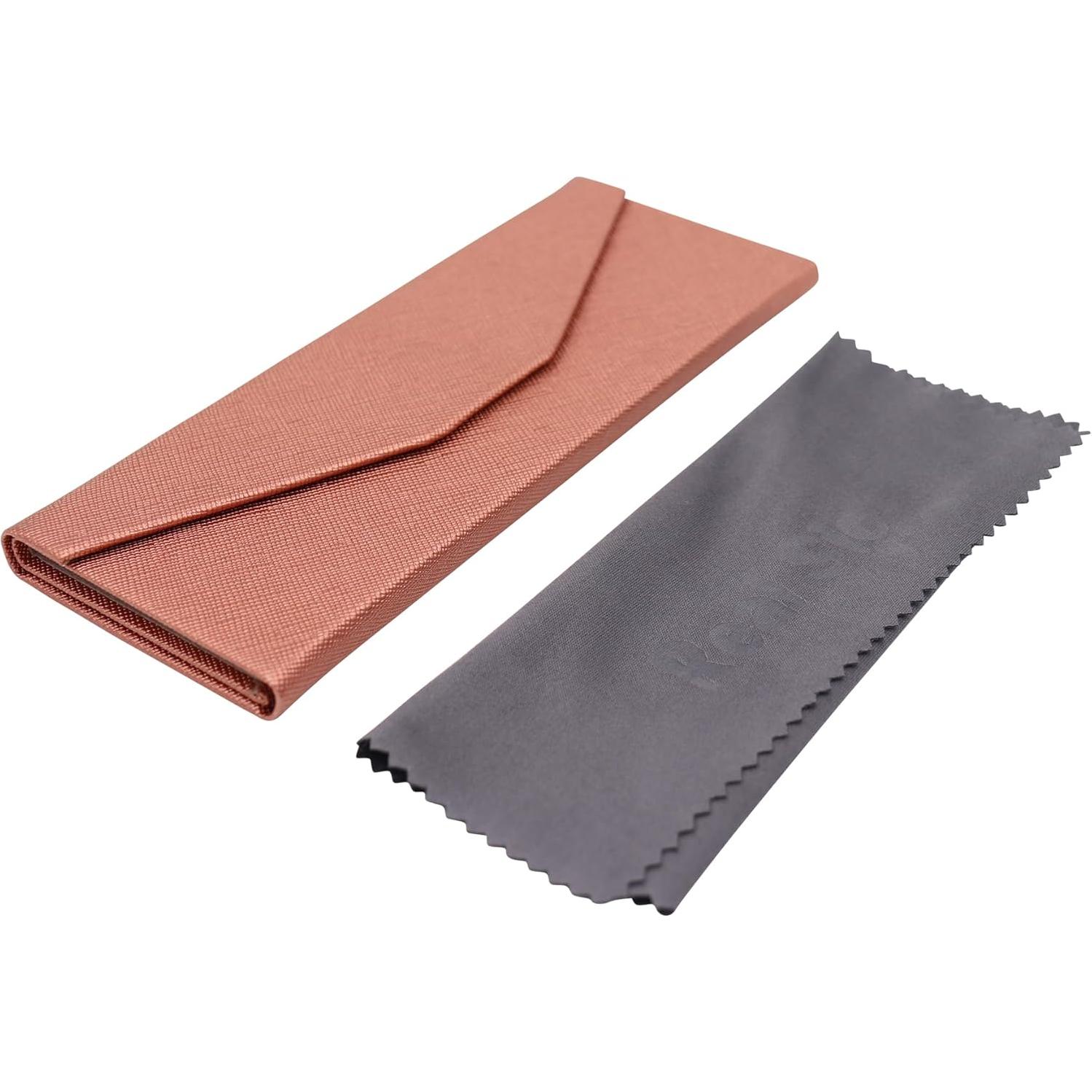 Estuche de Gafas Real Sic - Duro Plegable 16x6.86cm Bronce