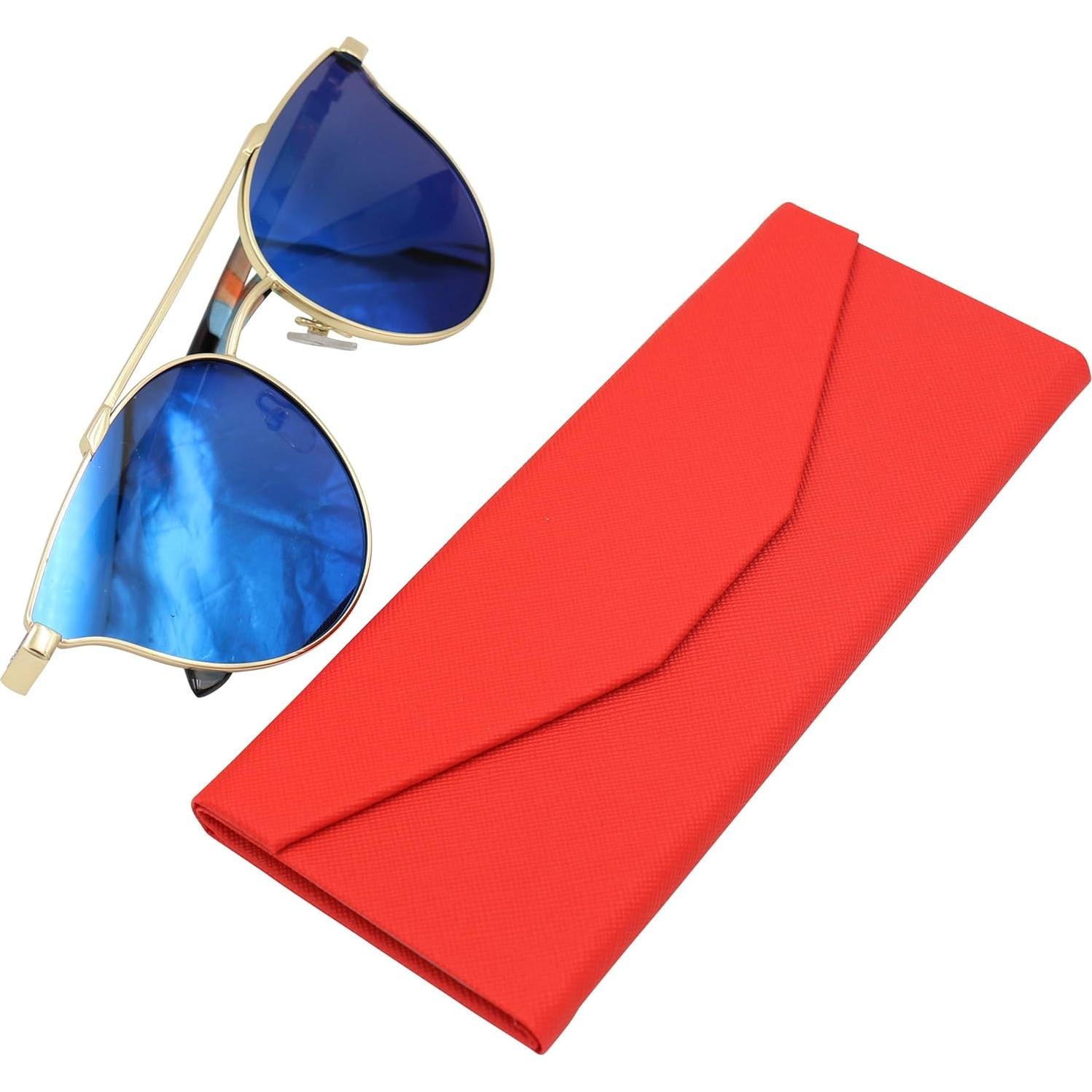 Estuche de Gafas Real Sic Rosa - Duro y Plegable 16x6.86cm