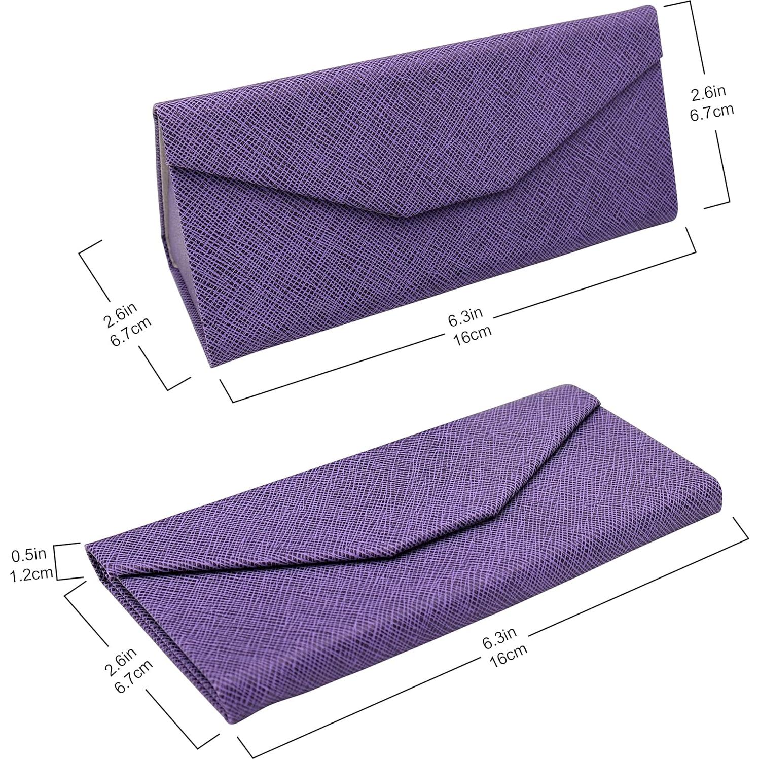 Estuche de Gafas Real Sic Púrpura Duro Plegable 16 cm