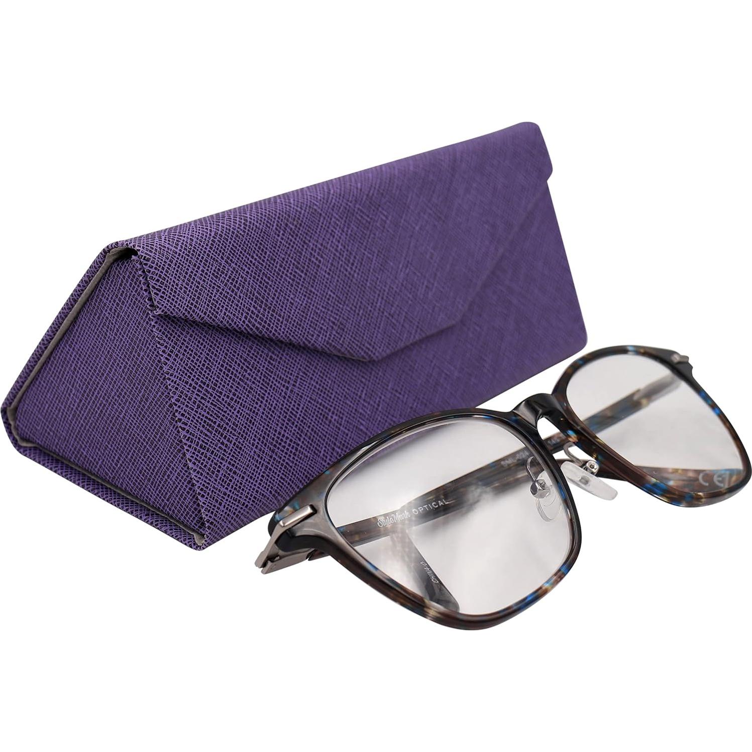 Estuche de Gafas Real Sic Púrpura Duro Plegable 16 cm