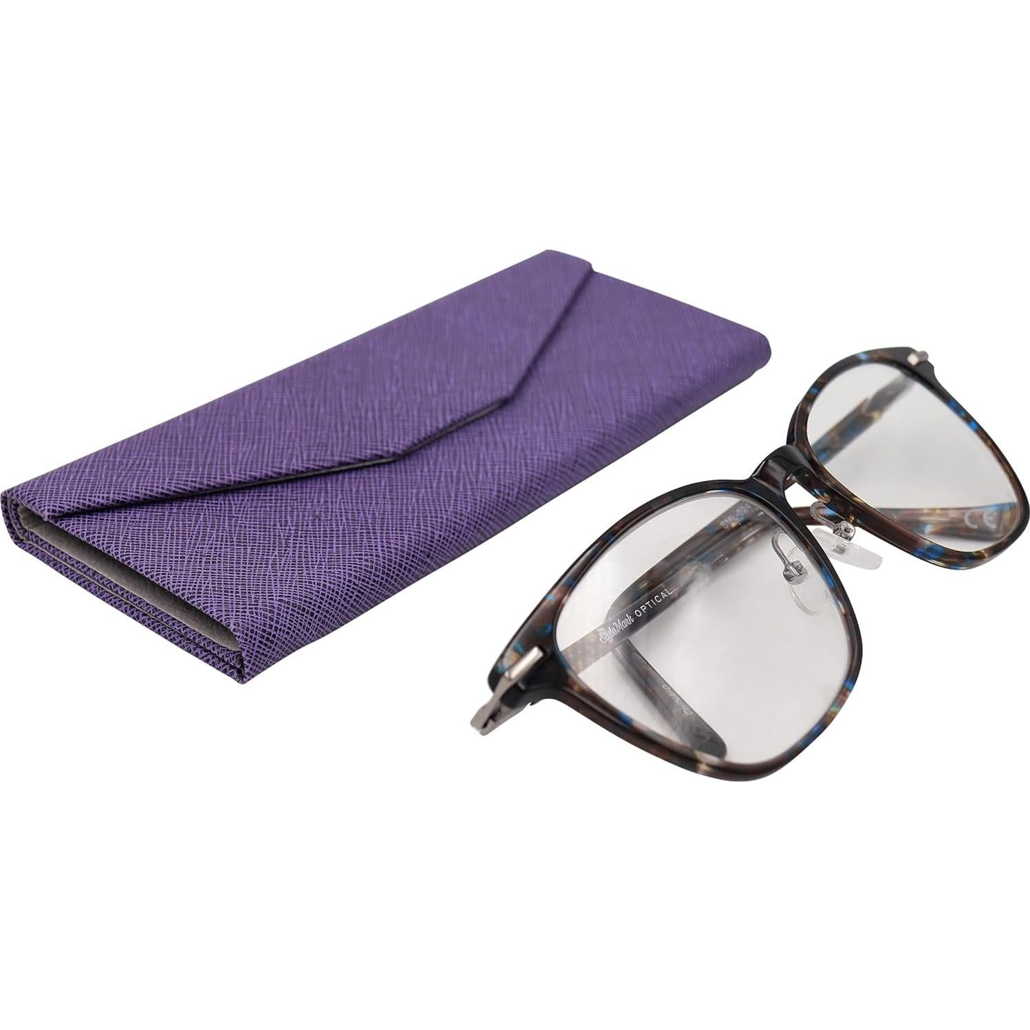 Estuche de Gafas Real Sic Púrpura Duro Plegable 16 cm