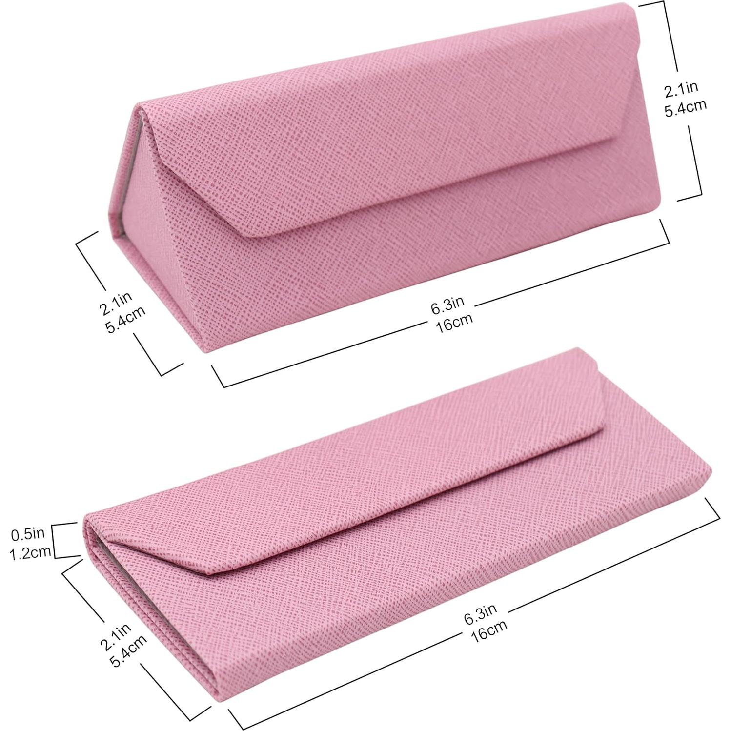 Estuche de Gafas Real Sic Rosa Duro Plegable 16x5.3cm