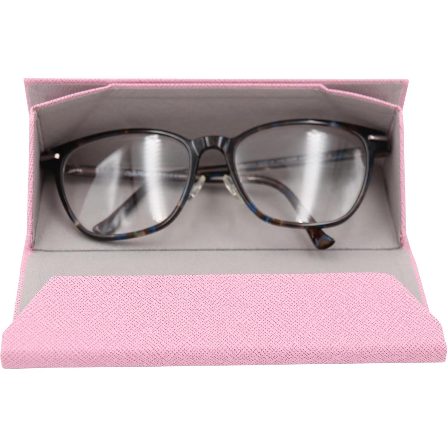 Estuche de Gafas Real Sic Rosa Duro Plegable 16x5.3cm