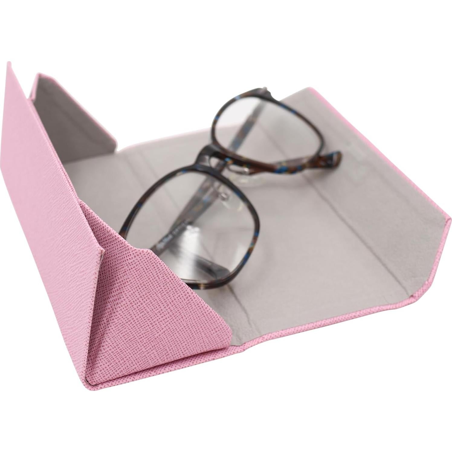 Estuche de Gafas Real Sic Rosa Duro Plegable 16x5.3cm