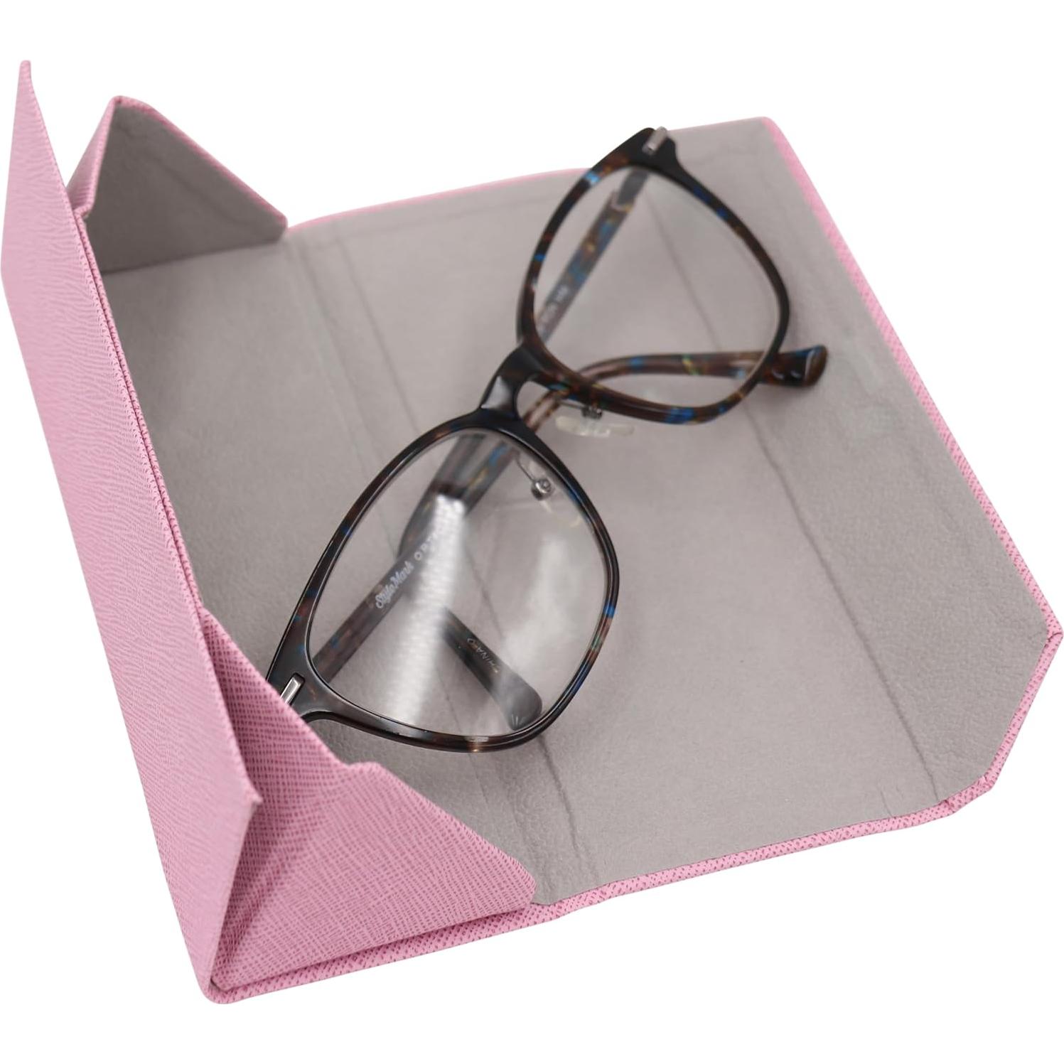 Estuche de Gafas Real Sic Rosa Duro Plegable 16x5.3cm