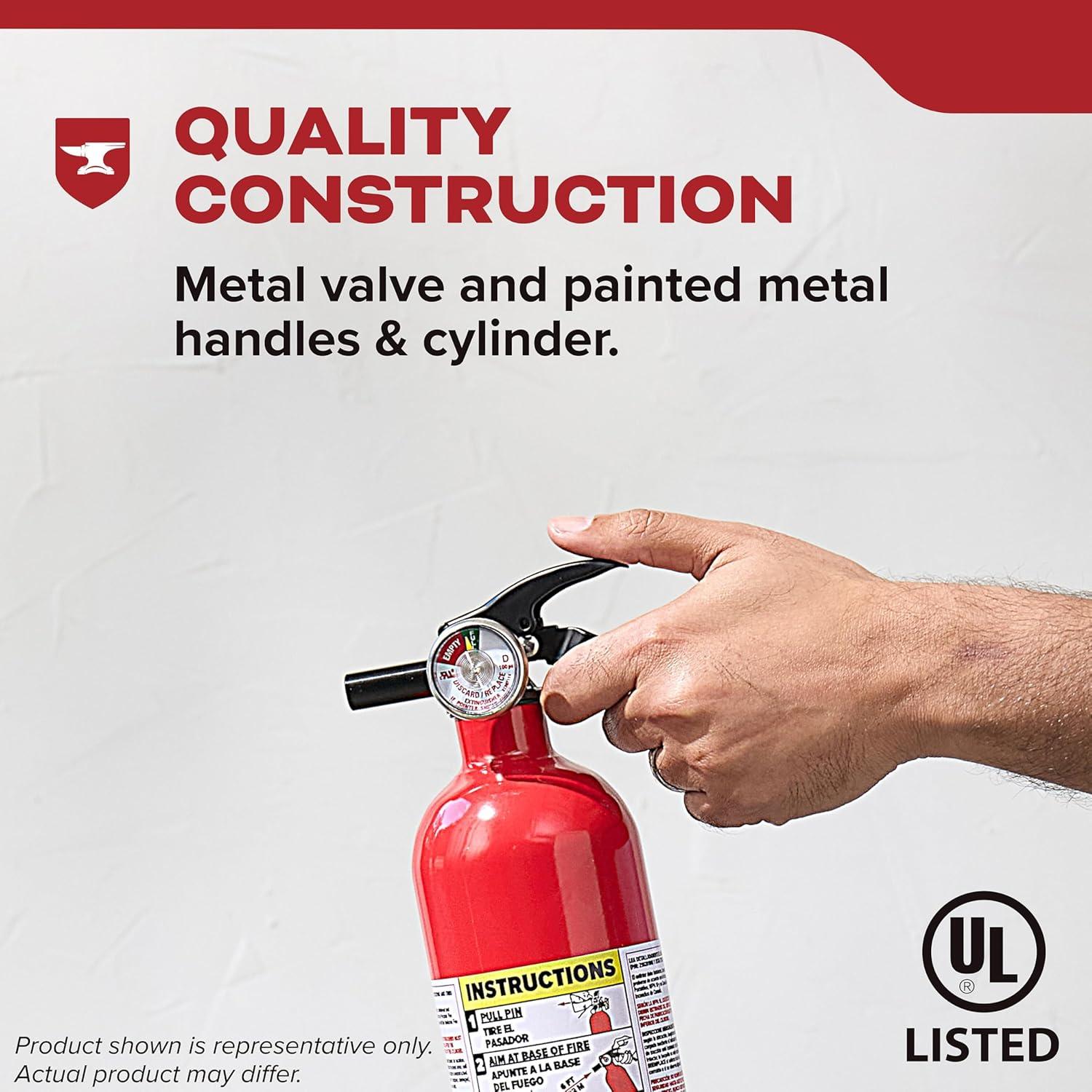 Extintor de Incendios Kidde 1.07 kg Uso Único 5BC