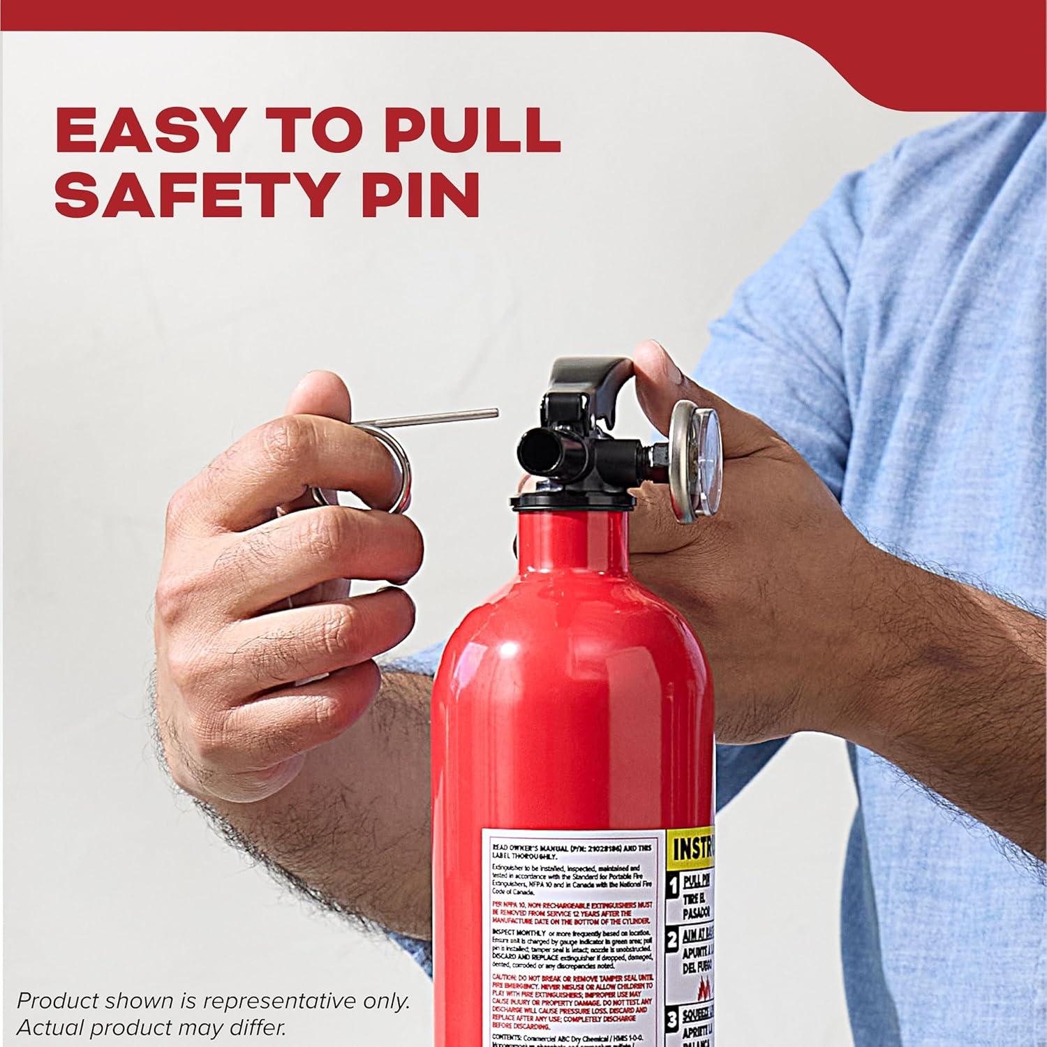 Extintor de Incendios Kidde 1.07 kg Uso Único 5BC