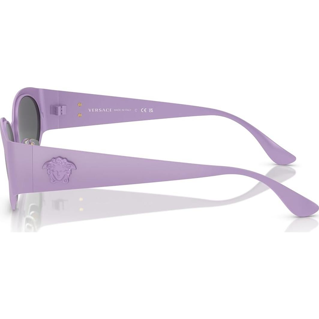 Gafas de sol Versace Mujer Marco Negro Lentes Grises 56mm