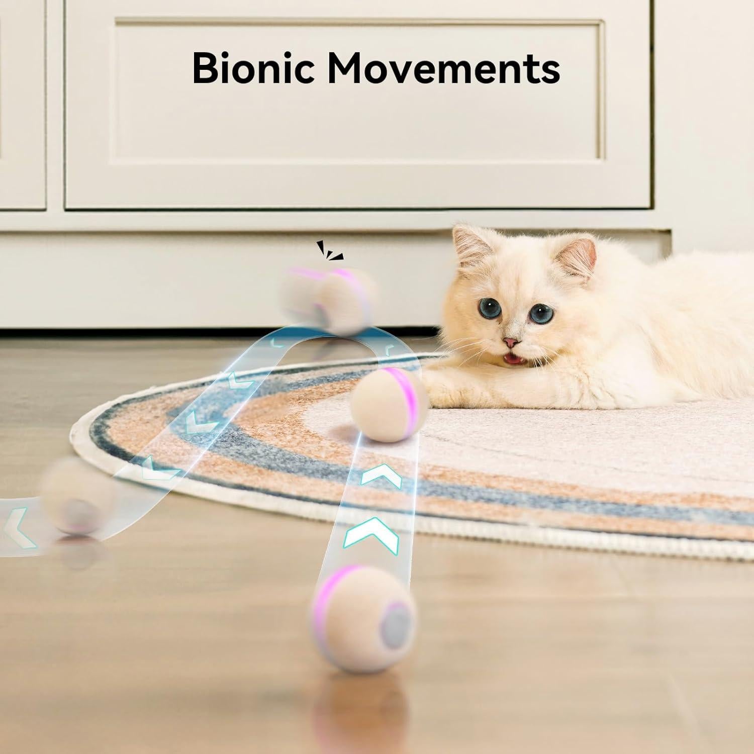 Juguete Interactivo para Gatos Cheerble M3 con Luz y Modos