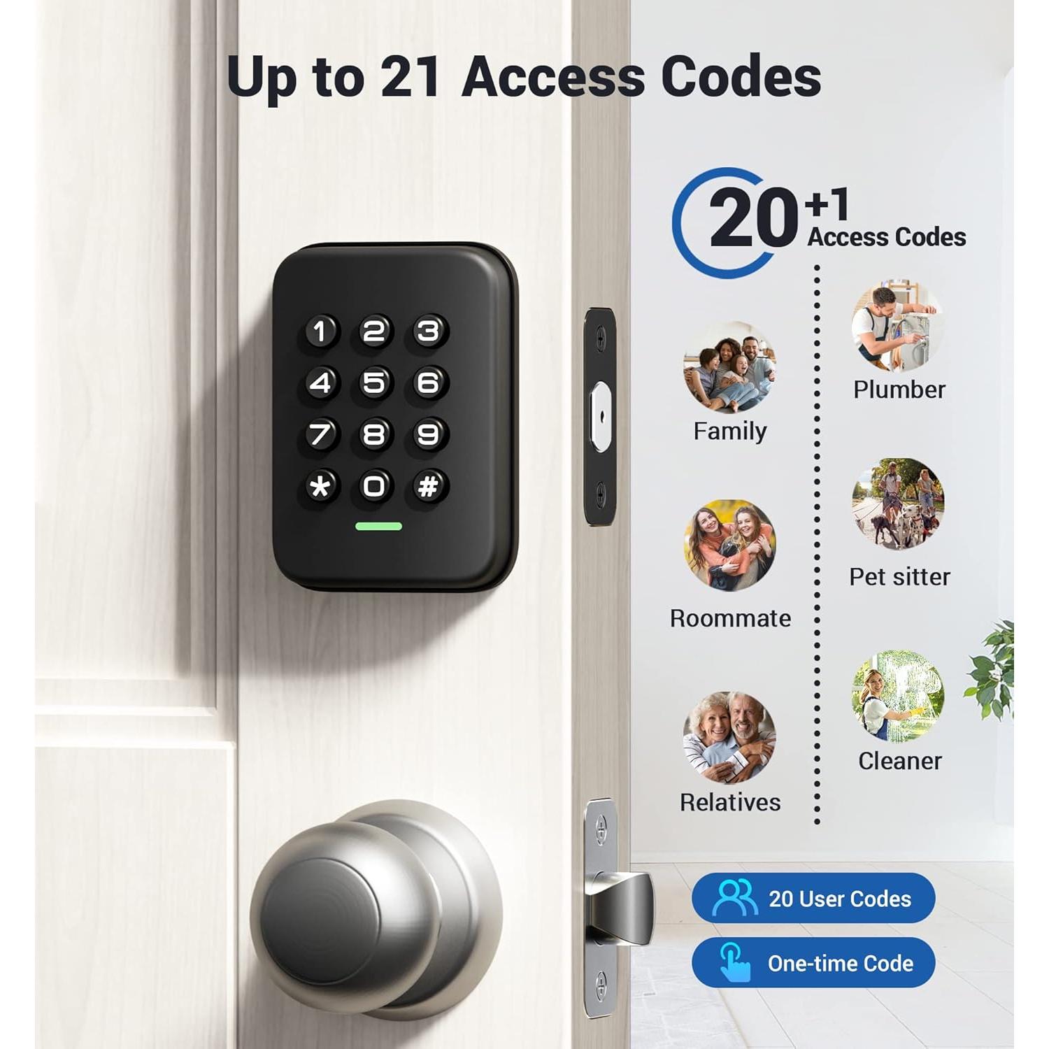 Cerradura Electrónica Veise VS01 con Teclado y Cierre Automático