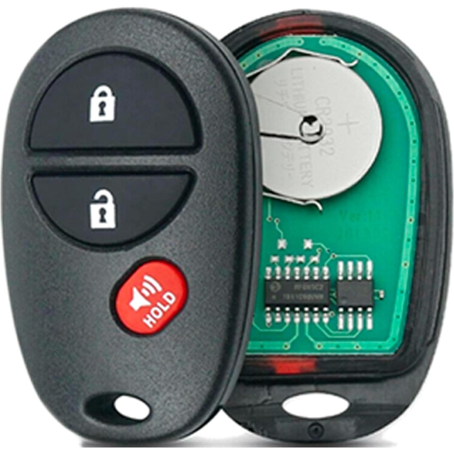 Llavero Remoto MechanMagic para Toyota 2005-2017 2 Piezas