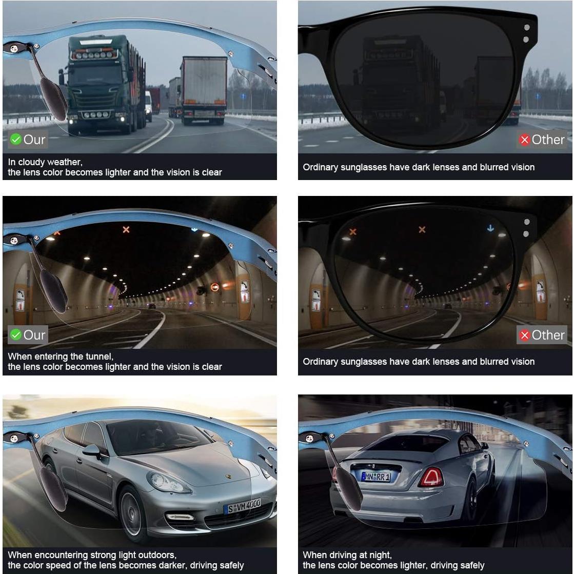 Gafas de Sol Deportivas YIMI Fotoquímicas Polarizadas UV400