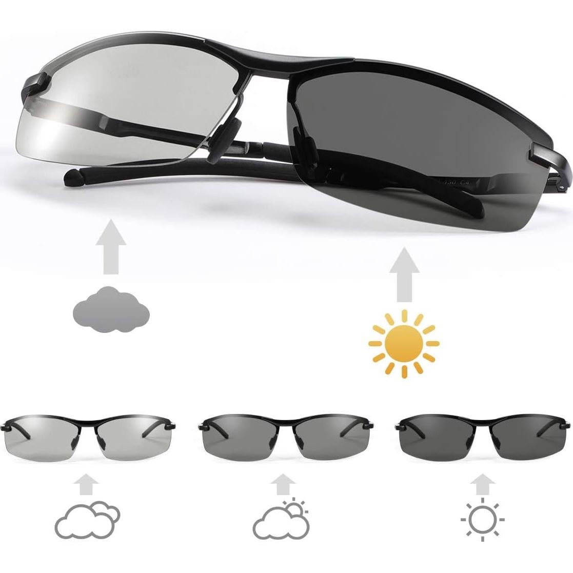 Gafas de Sol Deportivas YIMI Fotoquímicas Polarizadas UV400