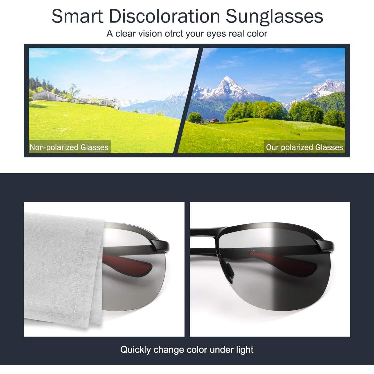 Gafas de Sol Deportivas YIMI Fotoquímicas Polarizadas UV400