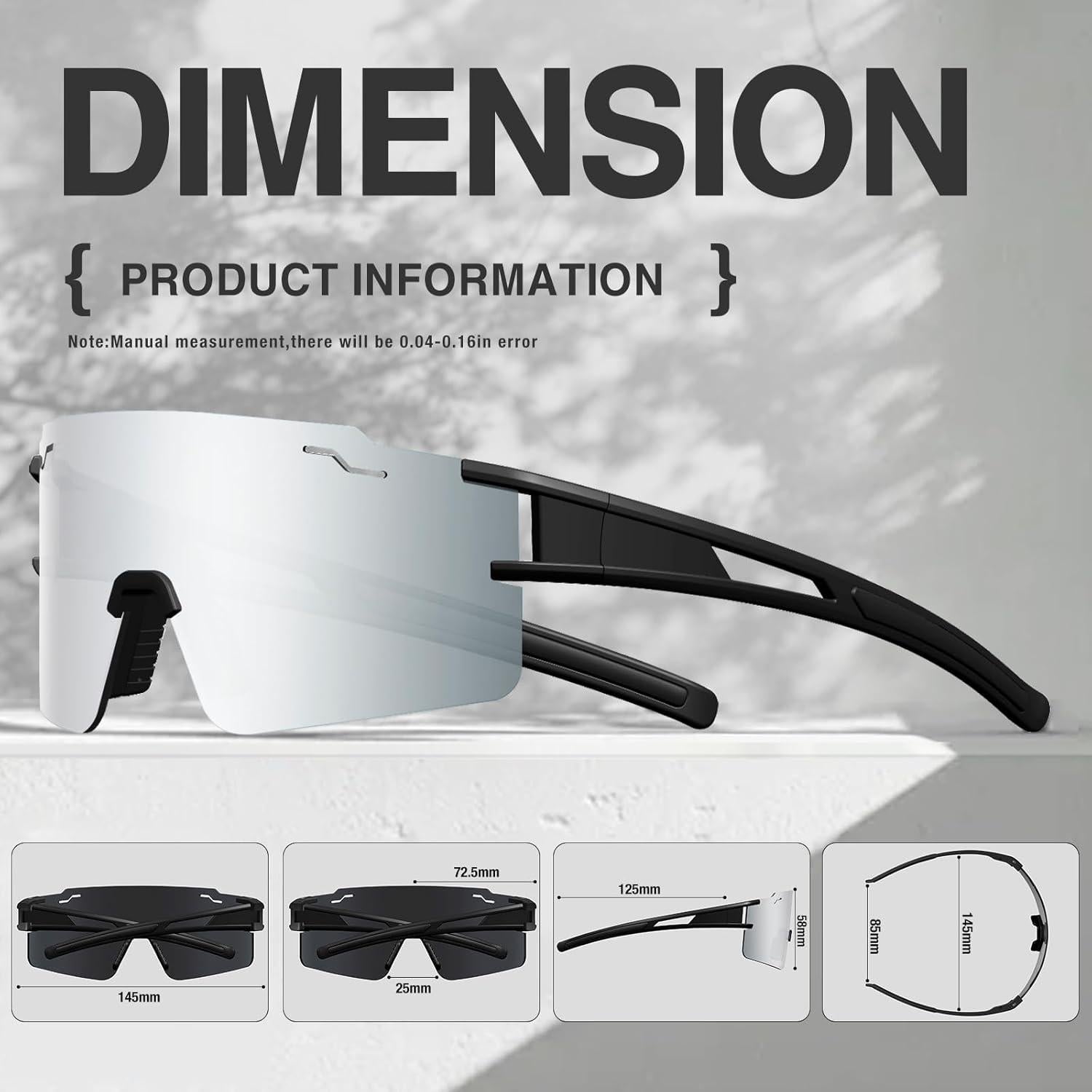 Gafas de Ciclismo FMY UV400 Polarizadas para Deportes