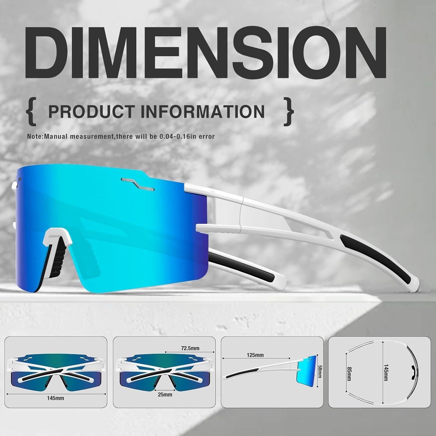 Gafas de Ciclismo FMY UV400 Polarizadas para Deportes