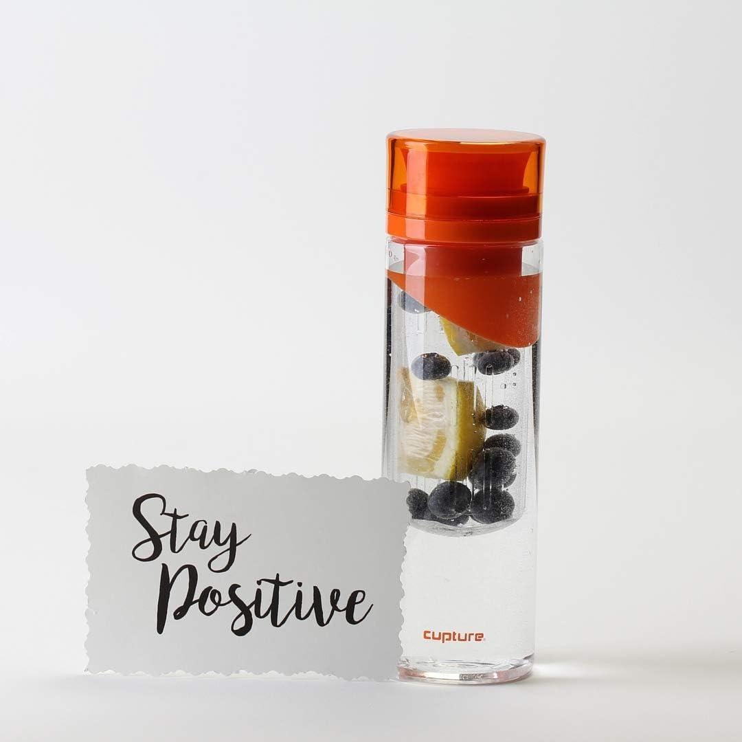 Botella de Agua Infusora Cupture Naranja 2 Paquete 0.71 L