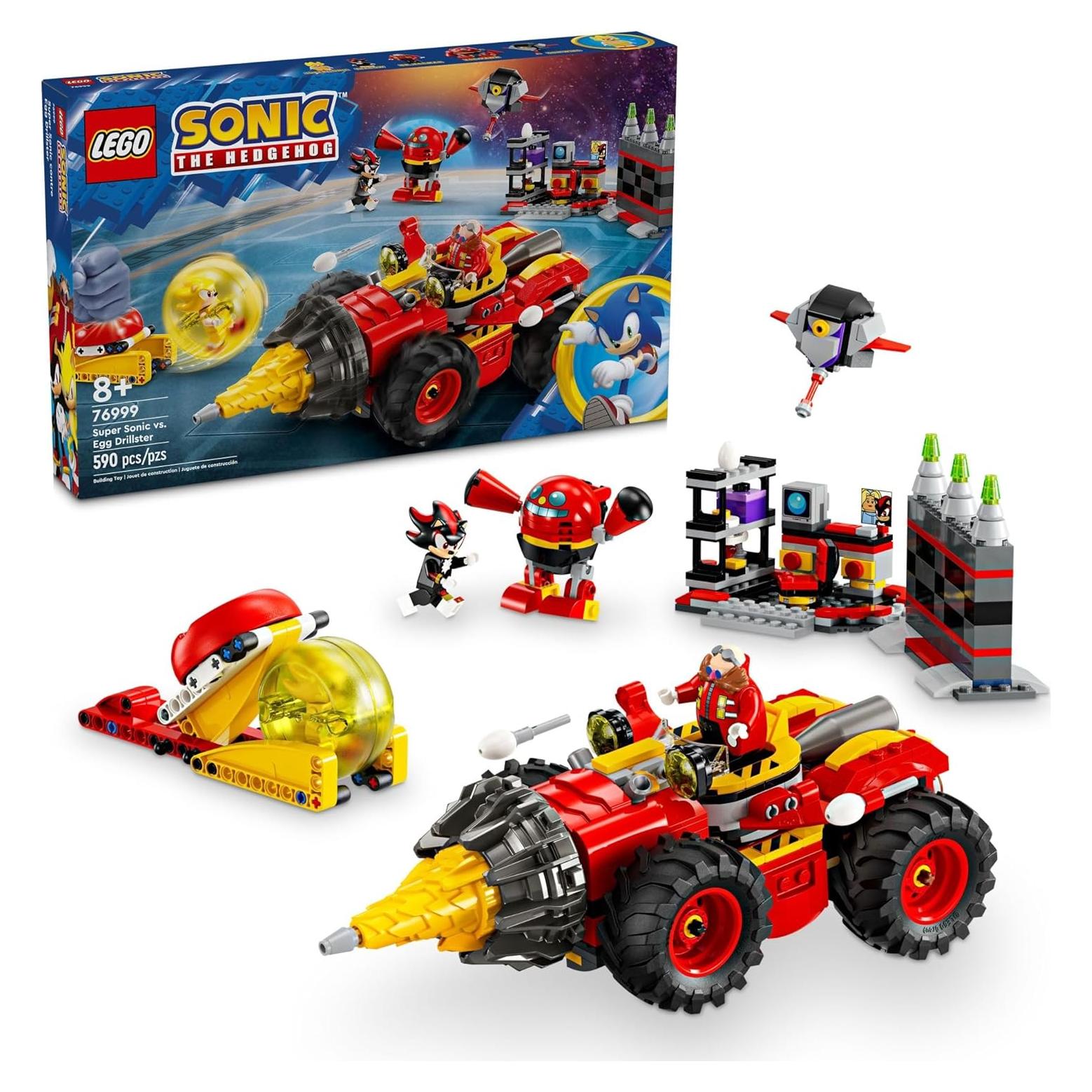 LEGO Sonic Super Sonic vs Egg Drillster 590 Piezas