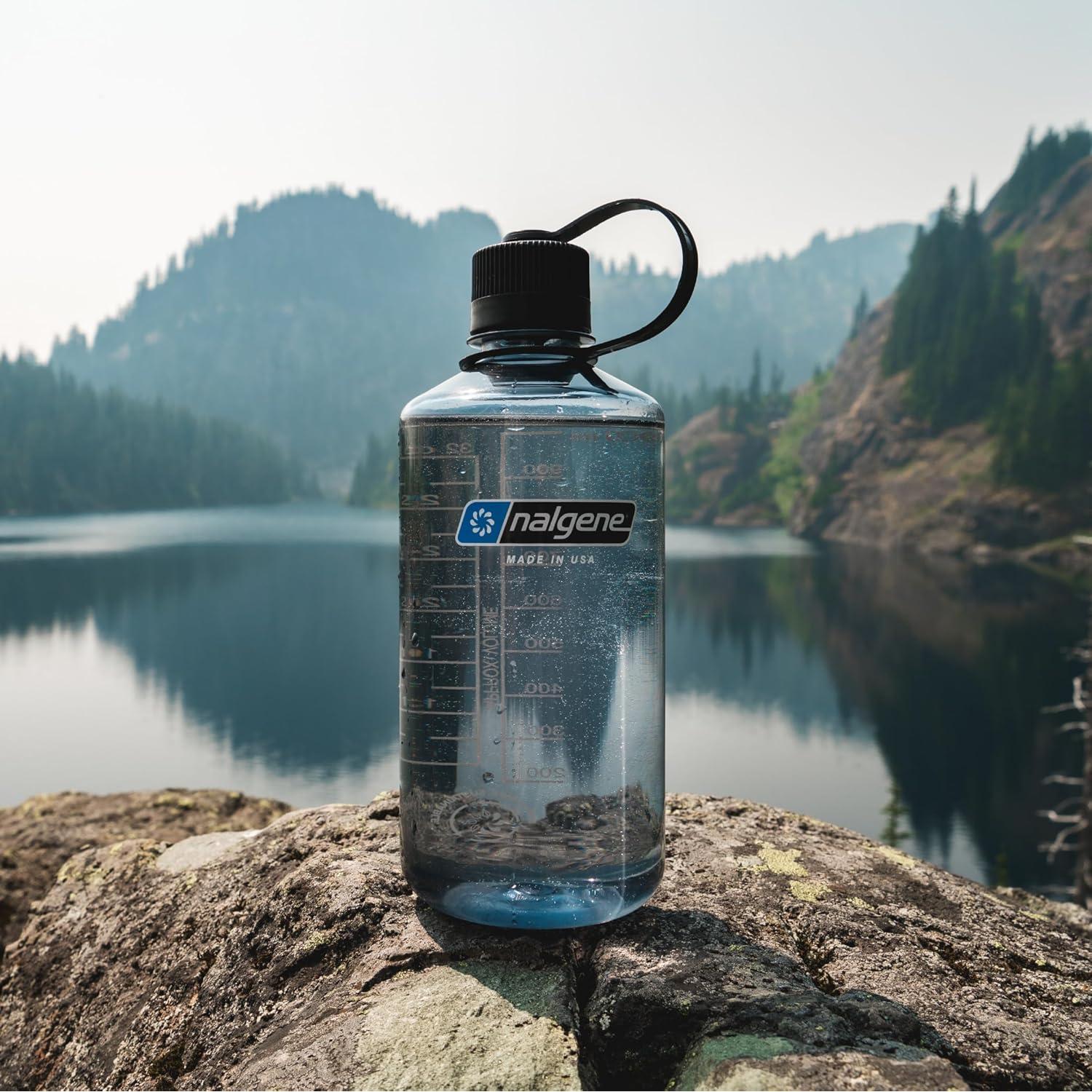 Botella de Agua Nalgene Sustain 0.95L Gris a Prueba de Fugas