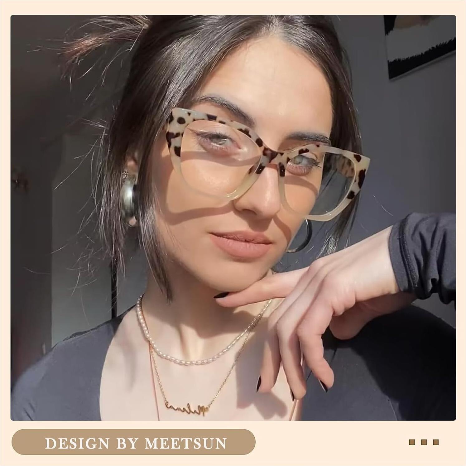 Gafas de Bloqueo de Luz Azul MEETSUN Vintage Cuadradas UV400