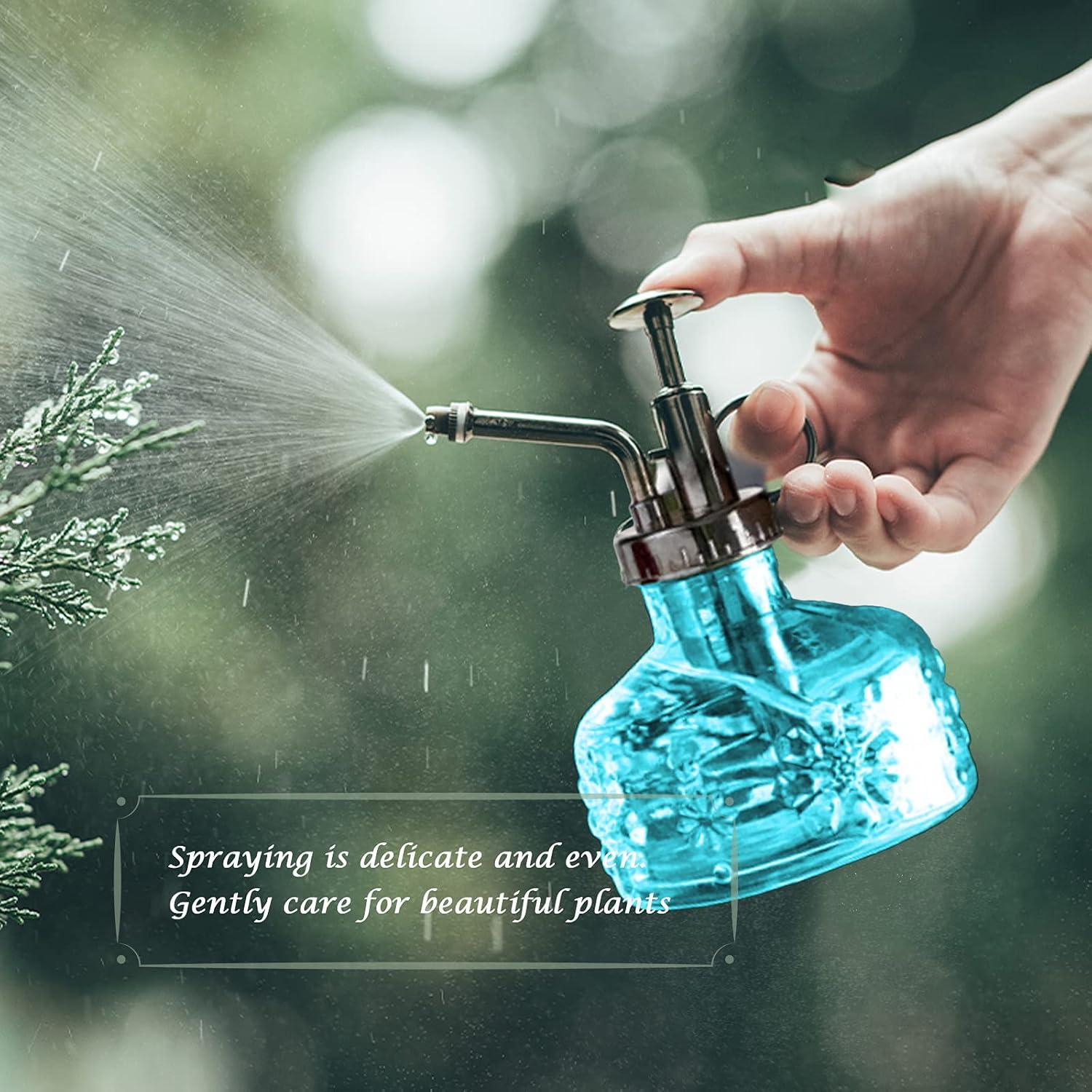 Botella de Spray para Plantas XXXFLOWER 180ml Vidrio Azul