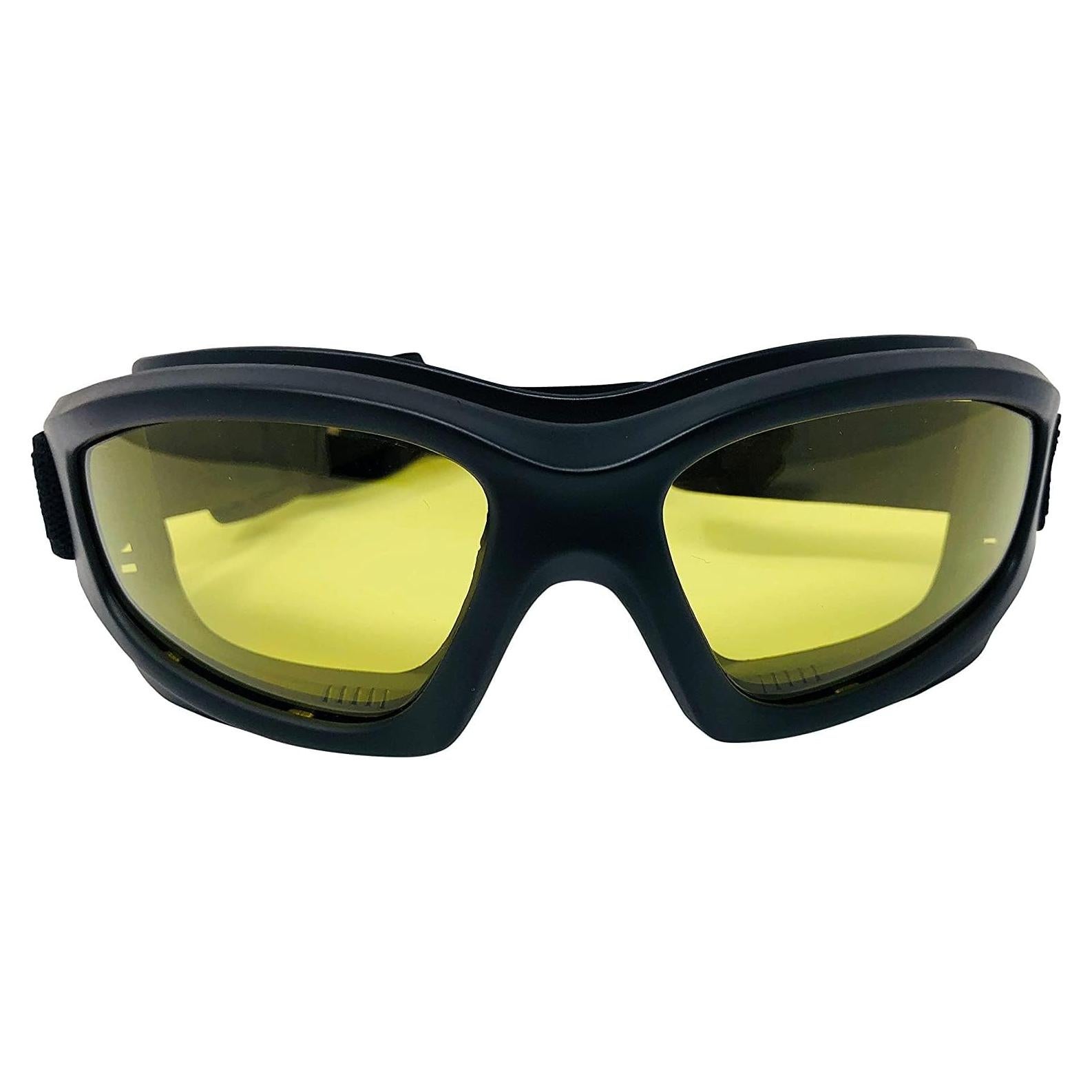 Gafas de Motocicleta Jiayuoptics Amarillas con Estuche