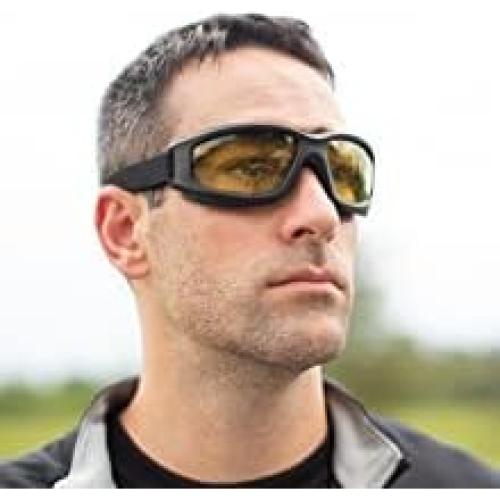 Gafas de Motocicleta Jiayuoptics Amarillas con Estuche