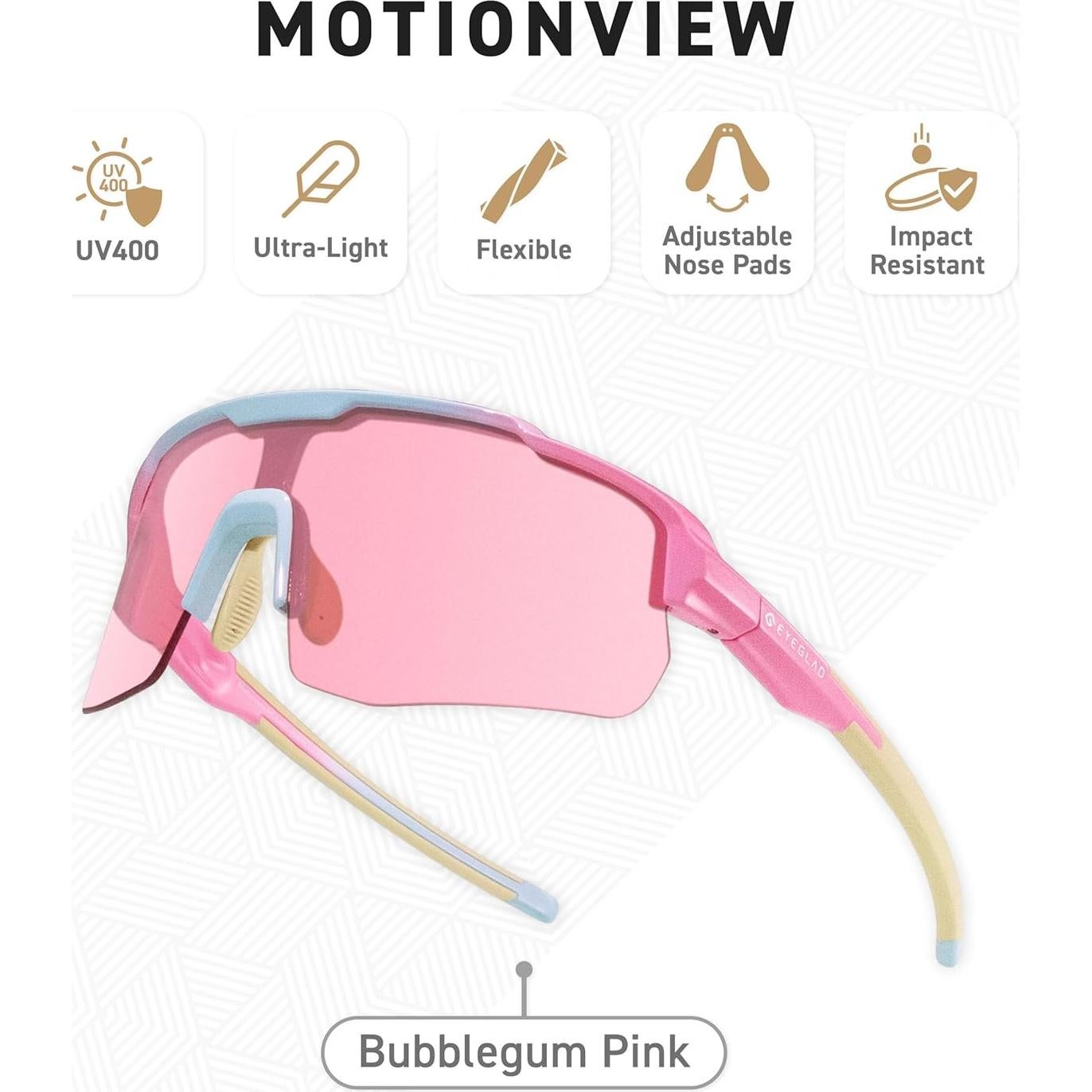 Gafas de sol EYEGLAD MotionView HD UV400 para deportes