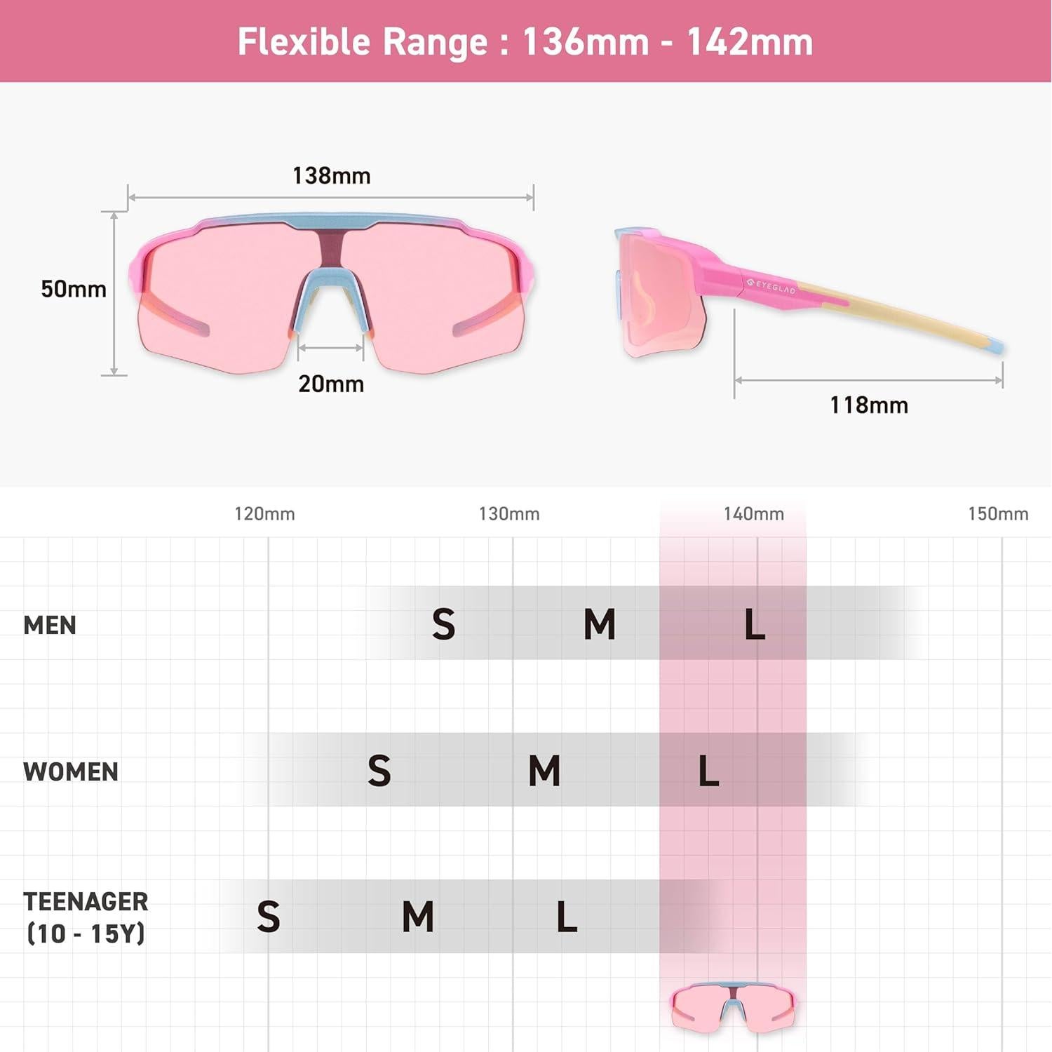 Gafas de sol EYEGLAD MotionView HD UV400 para deportes