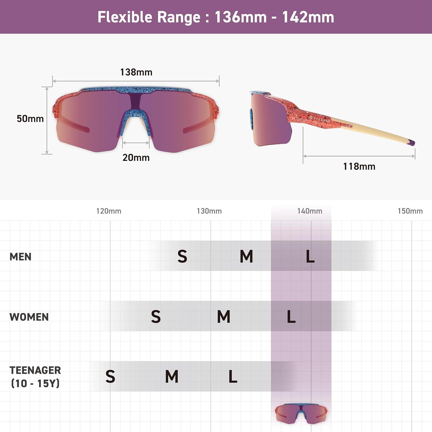 Gafas de sol EYEGLAD Motionview HD para deportes UV400