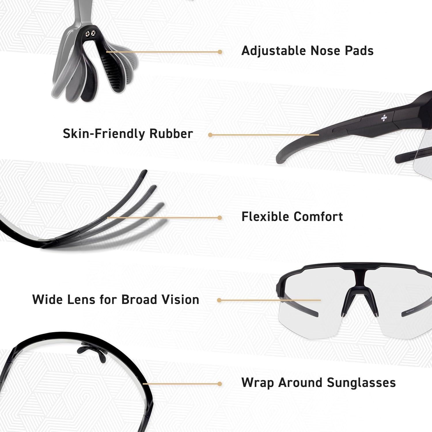 Gafas de sol EYEGLAD MotionView HD para deportes UV400